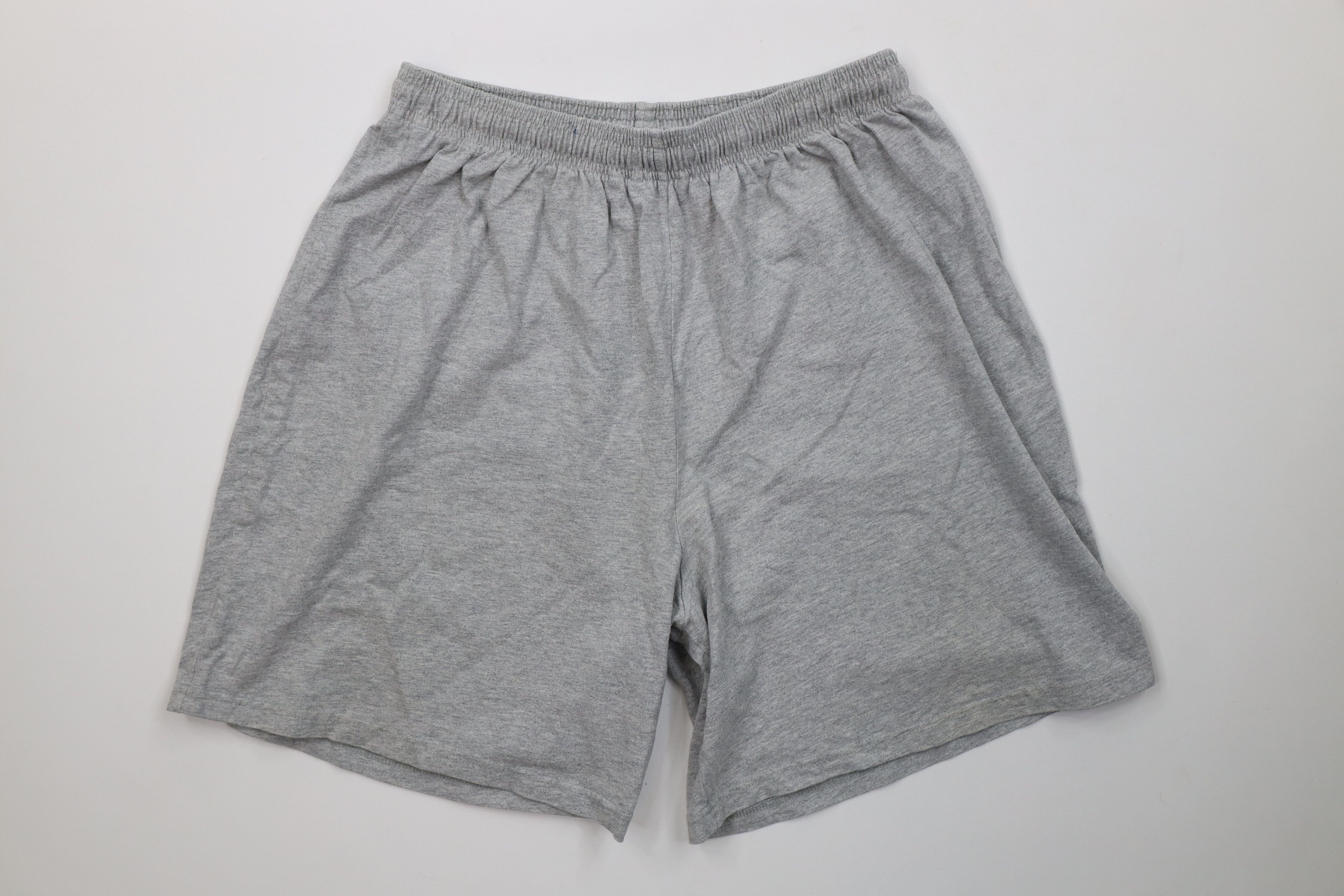 Vintage Vintage 90s Y2K Streetwear Above Knee Shorts Gray Cotton Size US 34 / EU 50 - 1 Thumbnail