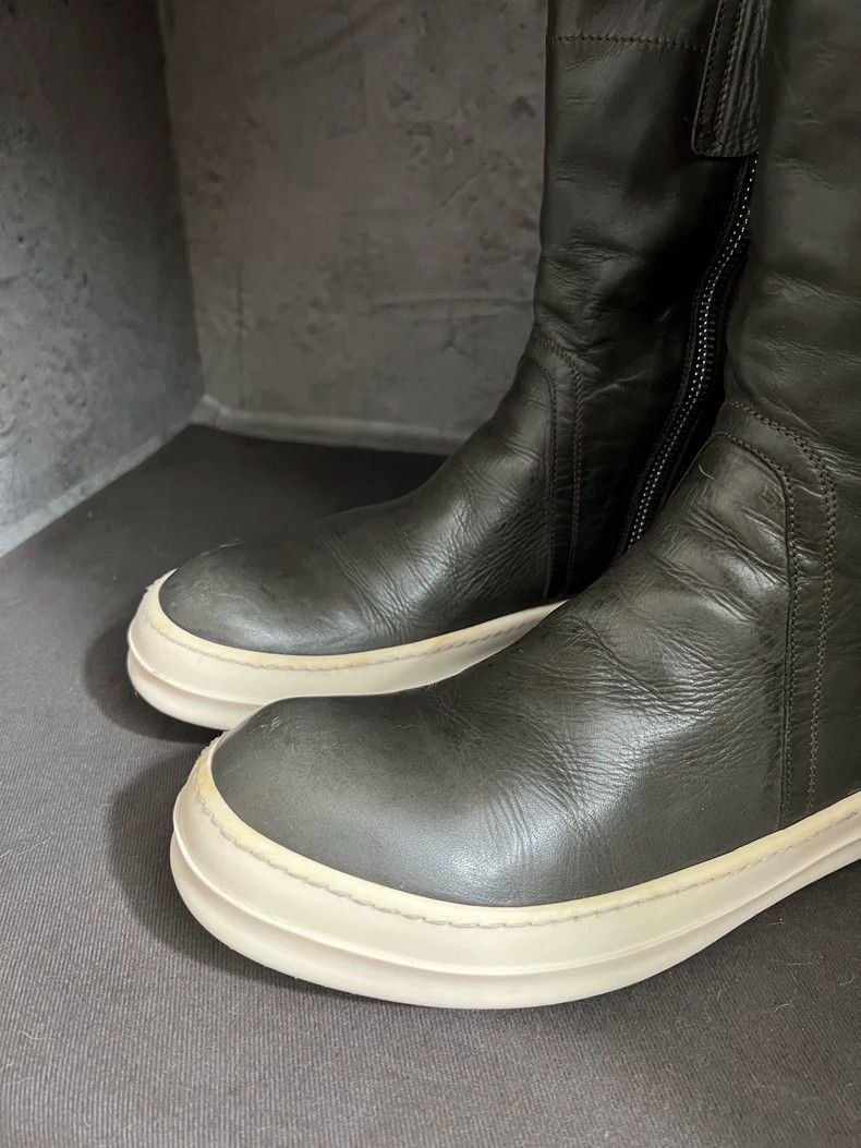 Rick Owens rickowens high-top leather boots-2508 Size US 5 / EU 37 - 2 Thumbnail