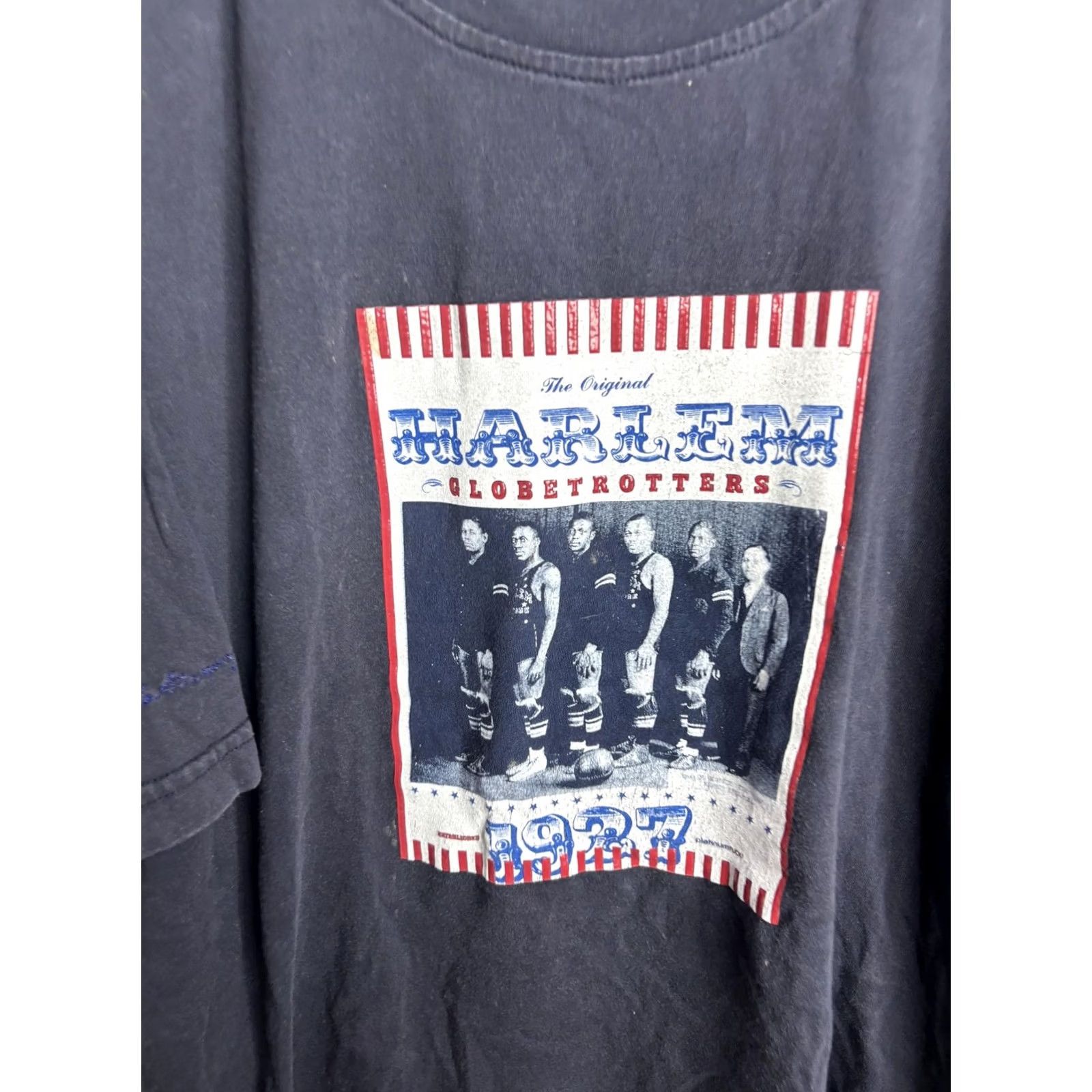 Fubu Harlem Globetrotters Shirt Mens XL Navy Basketball Graphic Tee 1927 Short Sleeve Size US XL / EU 56 / 4 - 2 Thumbnail