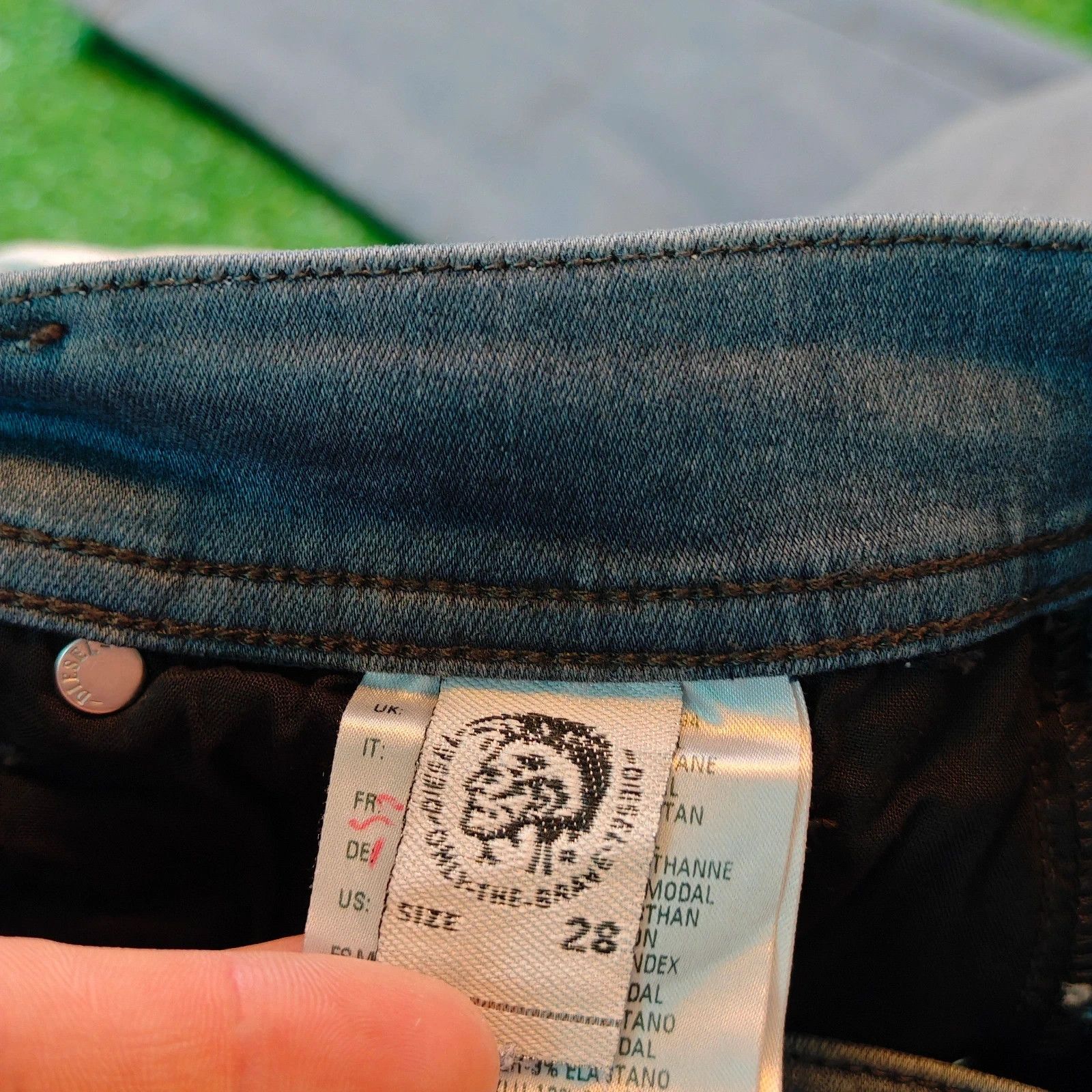 Diesel Diesel Slandy Ankle W Jeans Womens 28x32 gray super slim Size 28" / US 6 / IT 42 - 10 Thumbnail