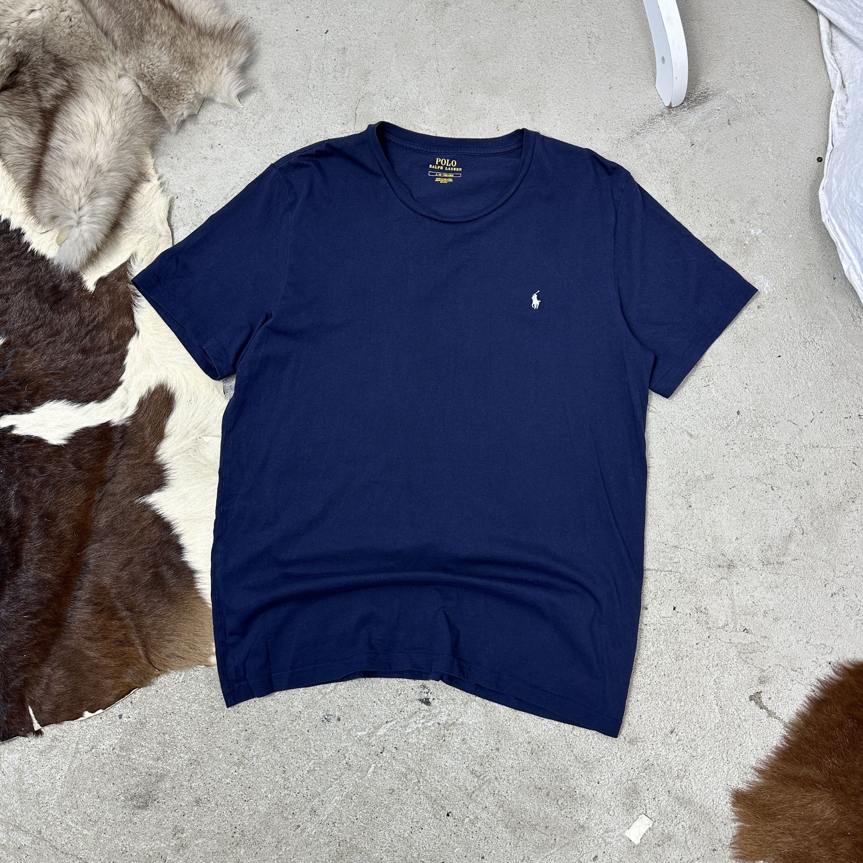 Polo Ralph Lauren Vintage Preppy Sporty Navy Polo Ralph Lauren T-shirt Y2K Size US L / EU 52-54 / 3 - 1 Thumbnail