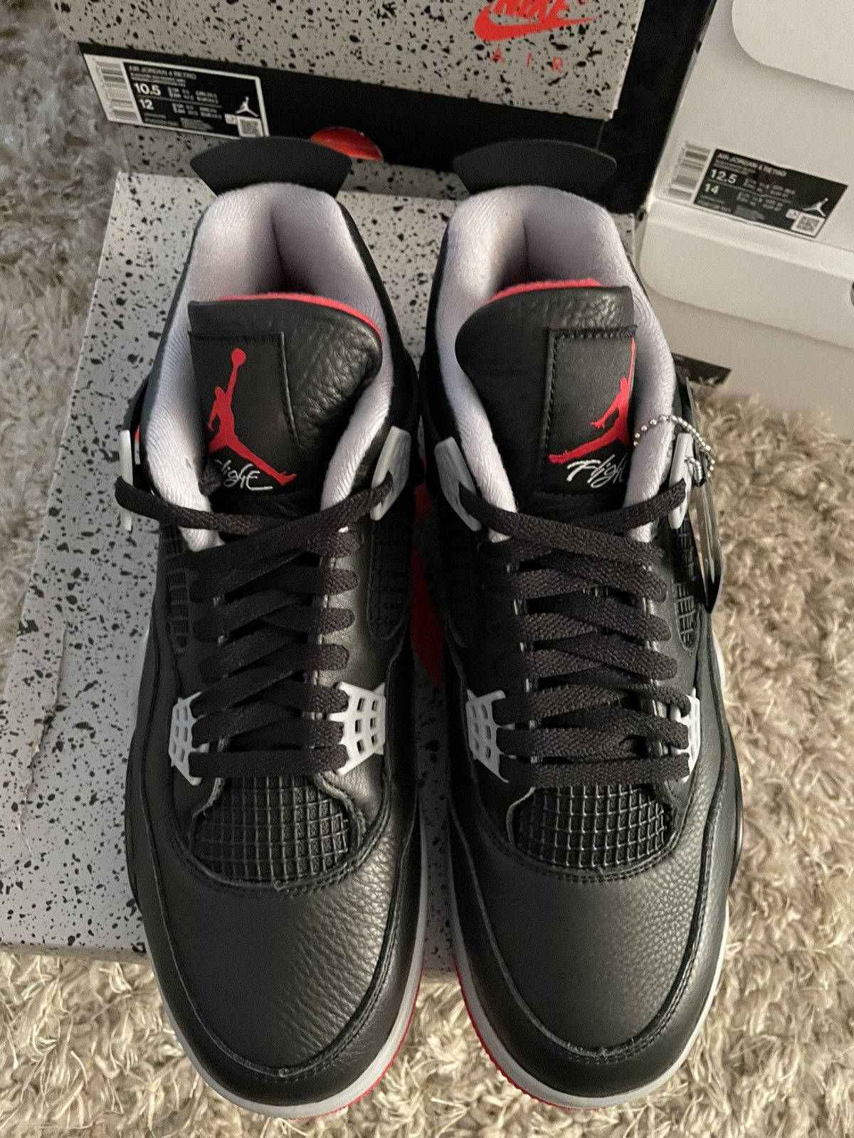 Jordan Brand Jordan 4 Bred Reimagined Size US 11 / EU 44 - 5 Thumbnail