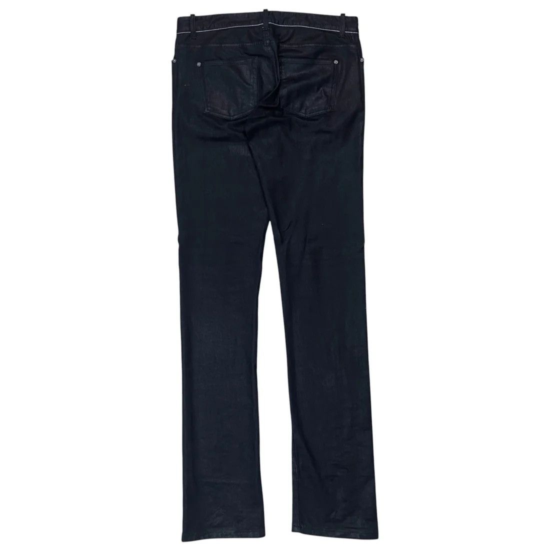 Balenciaga Balenciaga Waist Trimmed Waxed Jeans - SS13 Size US 33 - 3 Thumbnail