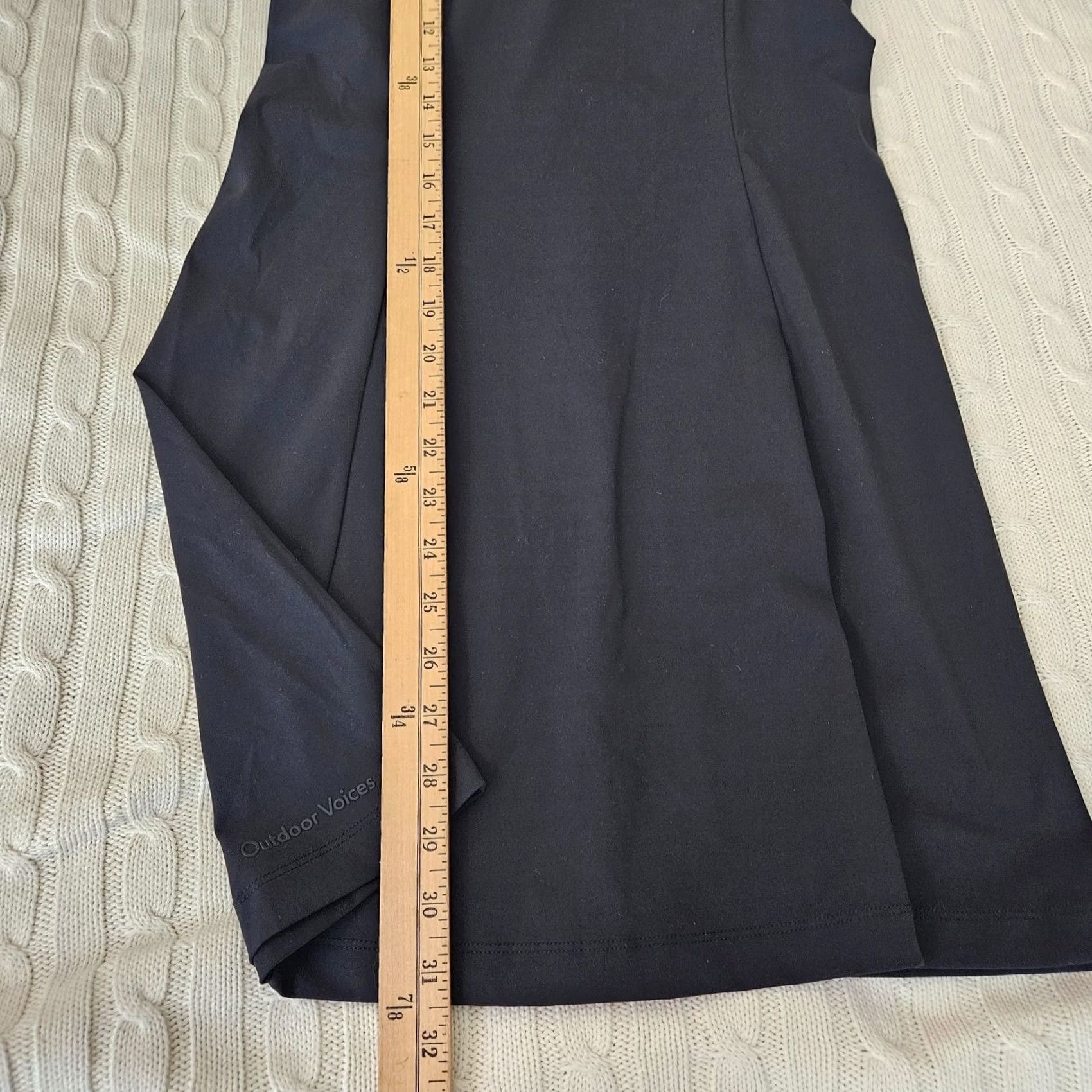 Outdoor Voices Outdoor Voice Black One Shoulder Mini Women's Dress S Size Short Sleeveless Casual Holiday Style Dress Womens Size S / US 4 / IT 40 - 6 Thumbnail