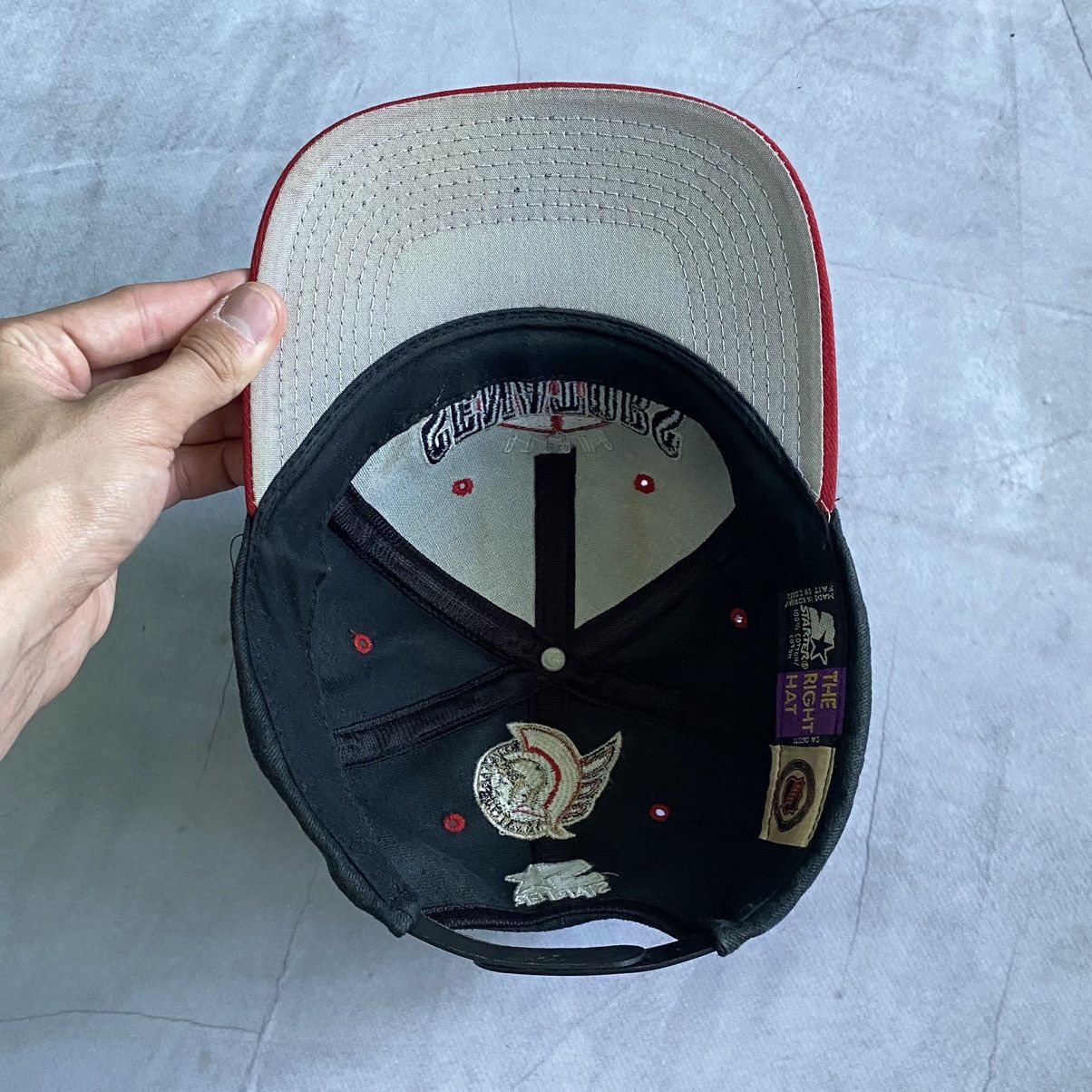 NHL × Vintage Vintage 90s Ottawa Senators Starter Made In Korea NHL Cap Size ONE SIZE - 6 Thumbnail