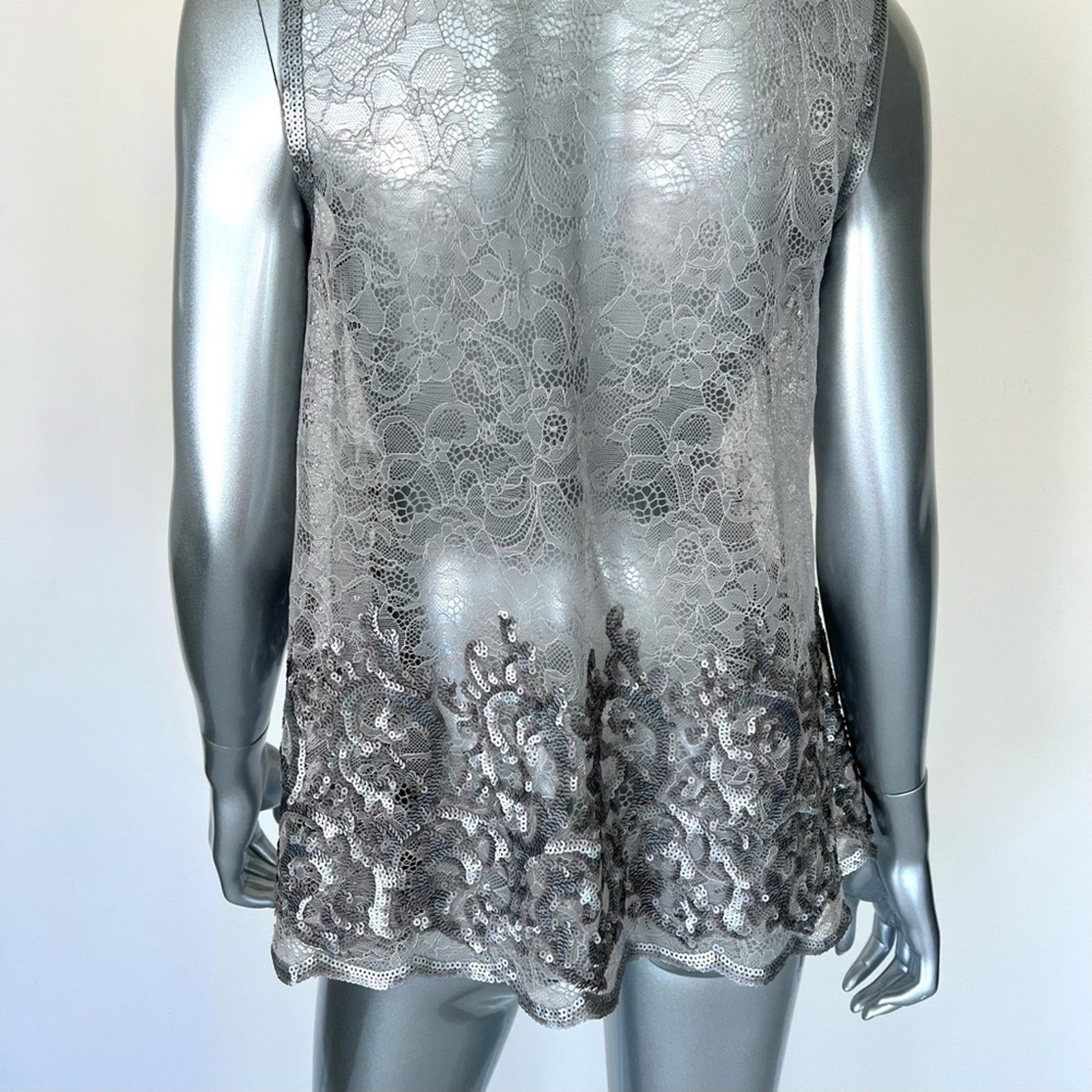 Other Women sheer top with sequins size S Size S / US 4 / IT 40 - 3 Thumbnail
