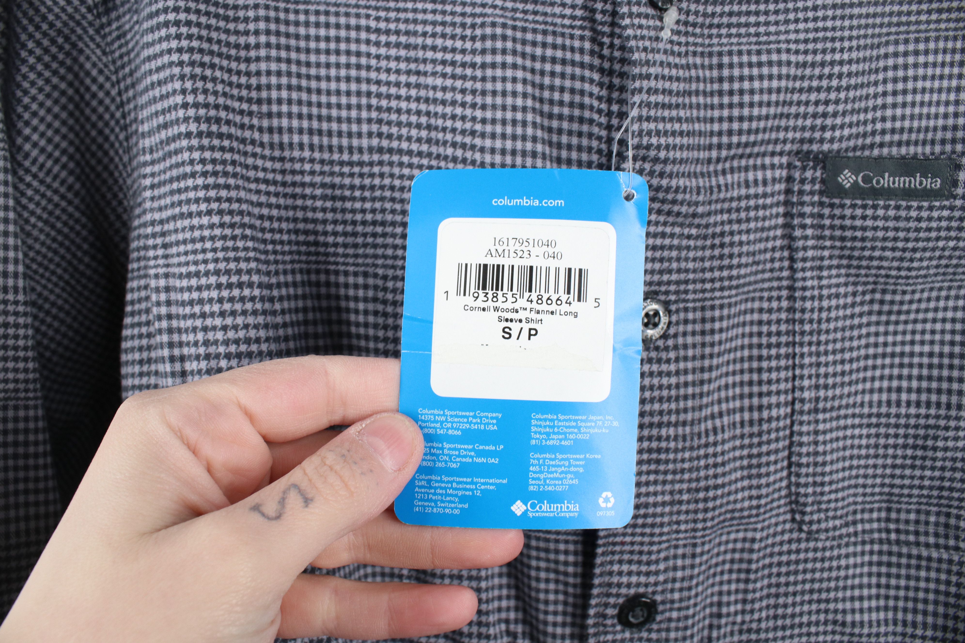 Columbia × Vintage Deadstock Vintage Y2K Columbia Houndstooth Flannel Shirt Size US S / EU 44-46 / 1 - 6 Thumbnail