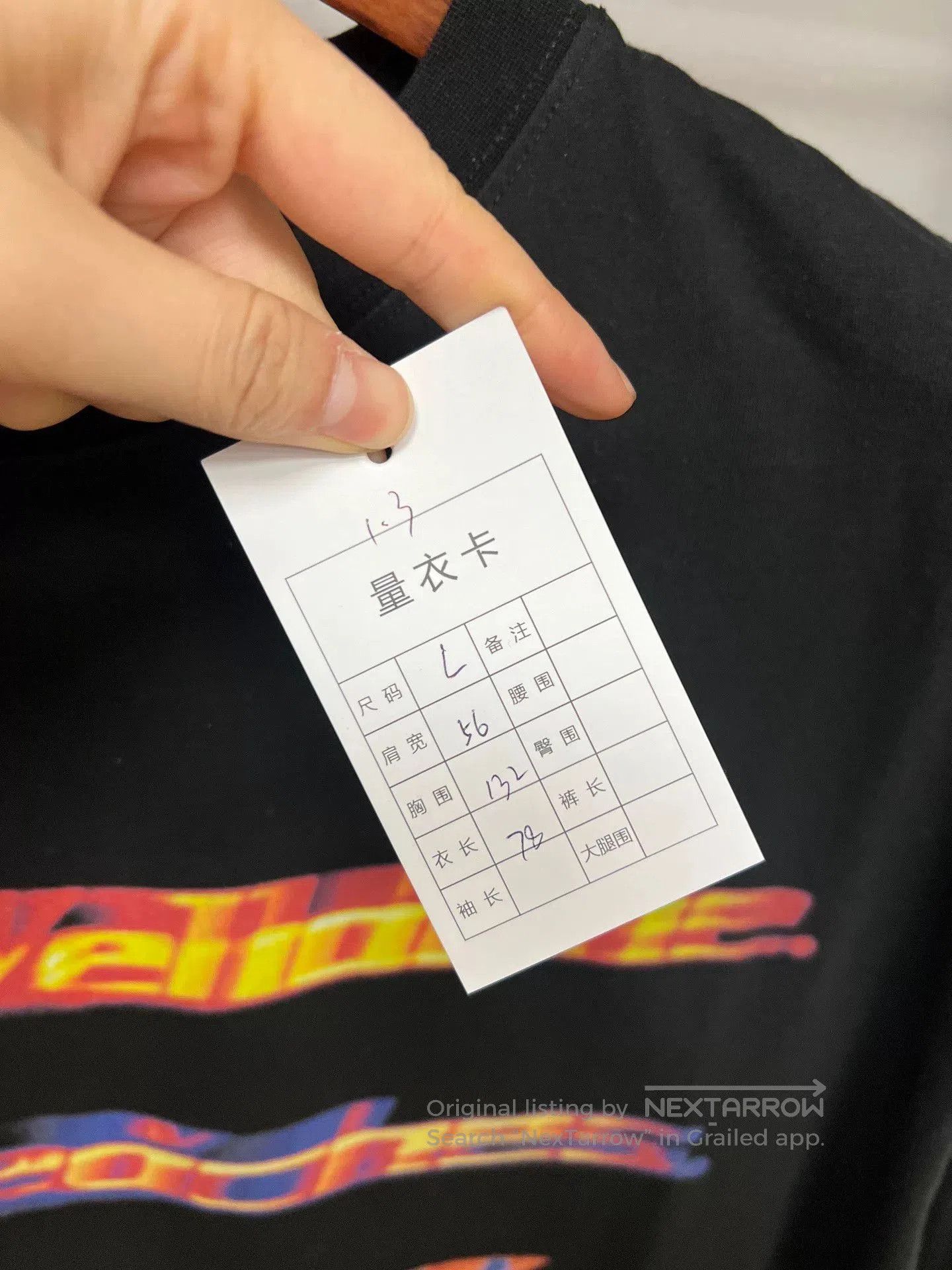 WE11DONE we11done short sleeve black t. Size US L / EU 52-54 / 3 - 4 Thumbnail