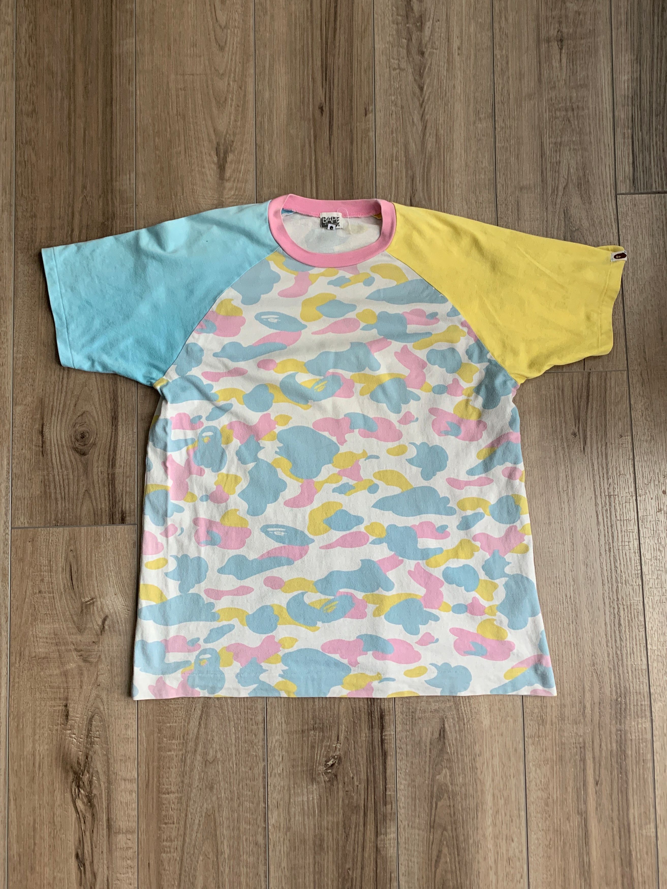 BAPE Cotton Candy Camo Tee L