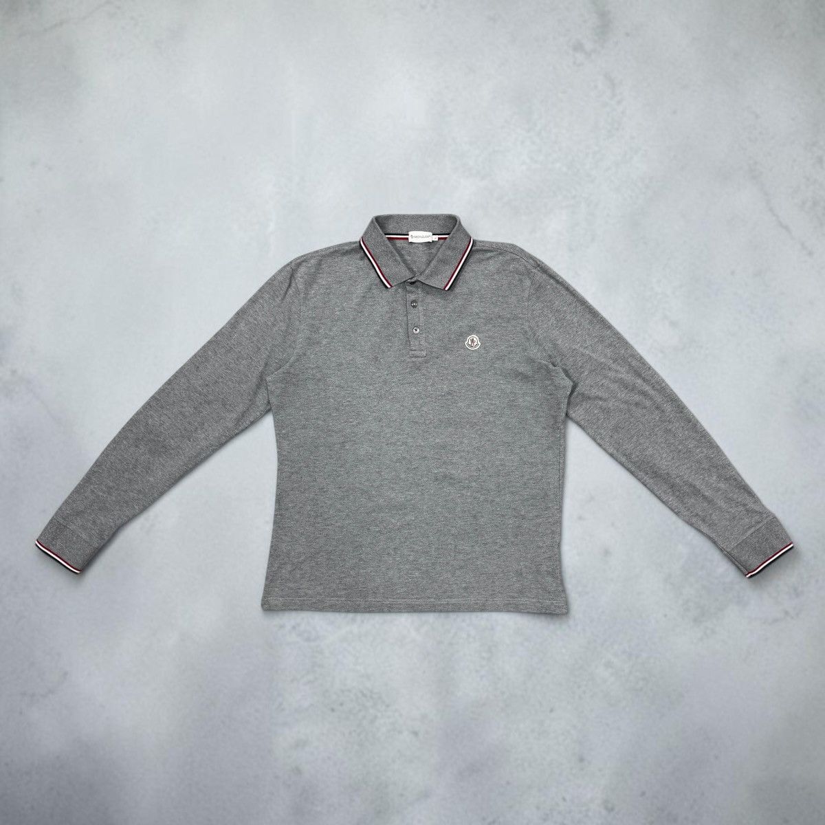 Authentic Moncler Maglia Polo Manica Lunga Long Sleeve Shirt