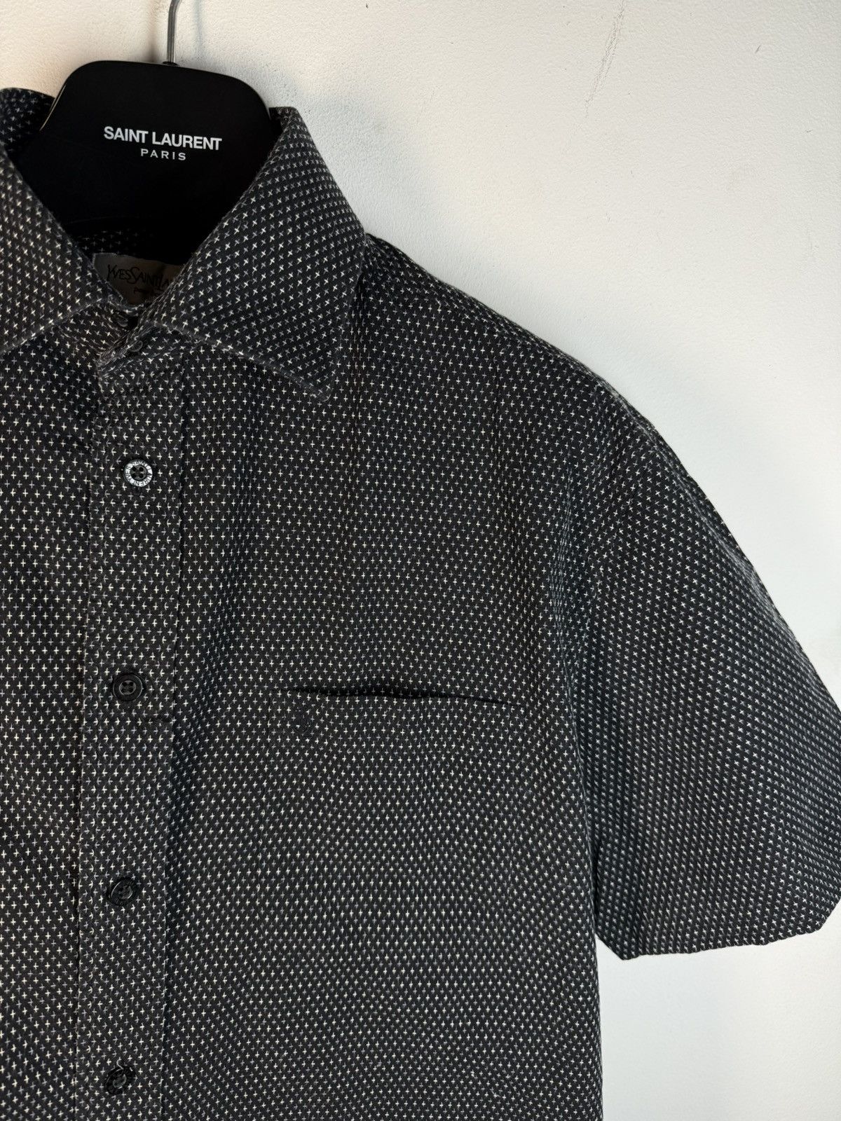 Yves Saint Laurent ♱ ♱ ♱ Crosses YSL Shirt Summer Size US M / EU 48-50 / 2 - 2 Thumbnail