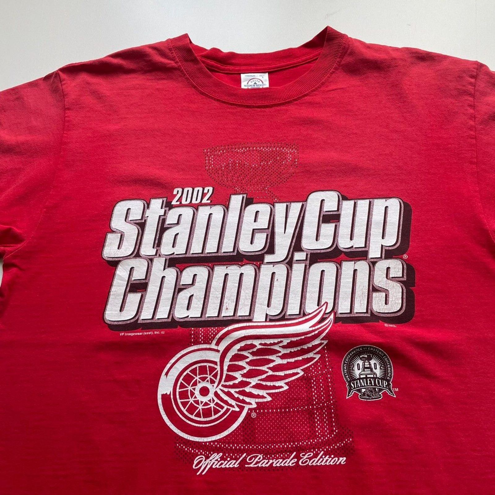 NHL Vintage Y2K Detroit Red Wings NHL Stanley Cup T Shirt Large Size US L / EU 52-54 / 3 - 2 Thumbnail