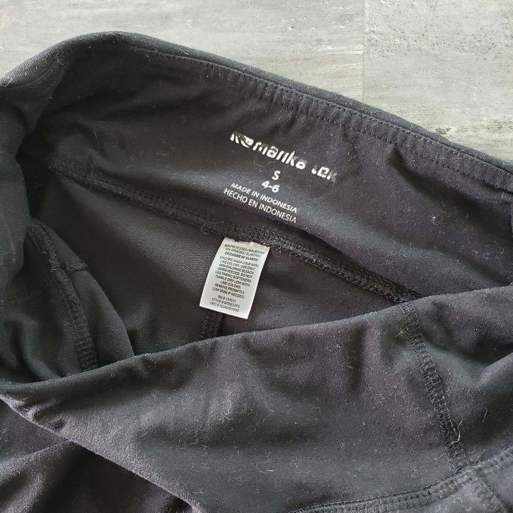 Wacko Maria Black High Waisted Marika Fitted Athletic Capri Size 28" / US 6 / IT 42 - 3 Thumbnail