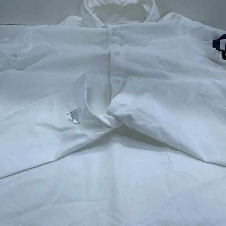 Thom Browne Thom Browne Classic Striped White Long Sleeve Shirt -2507 Size US M / EU 48-50 / 2 - 5 Thumbnail