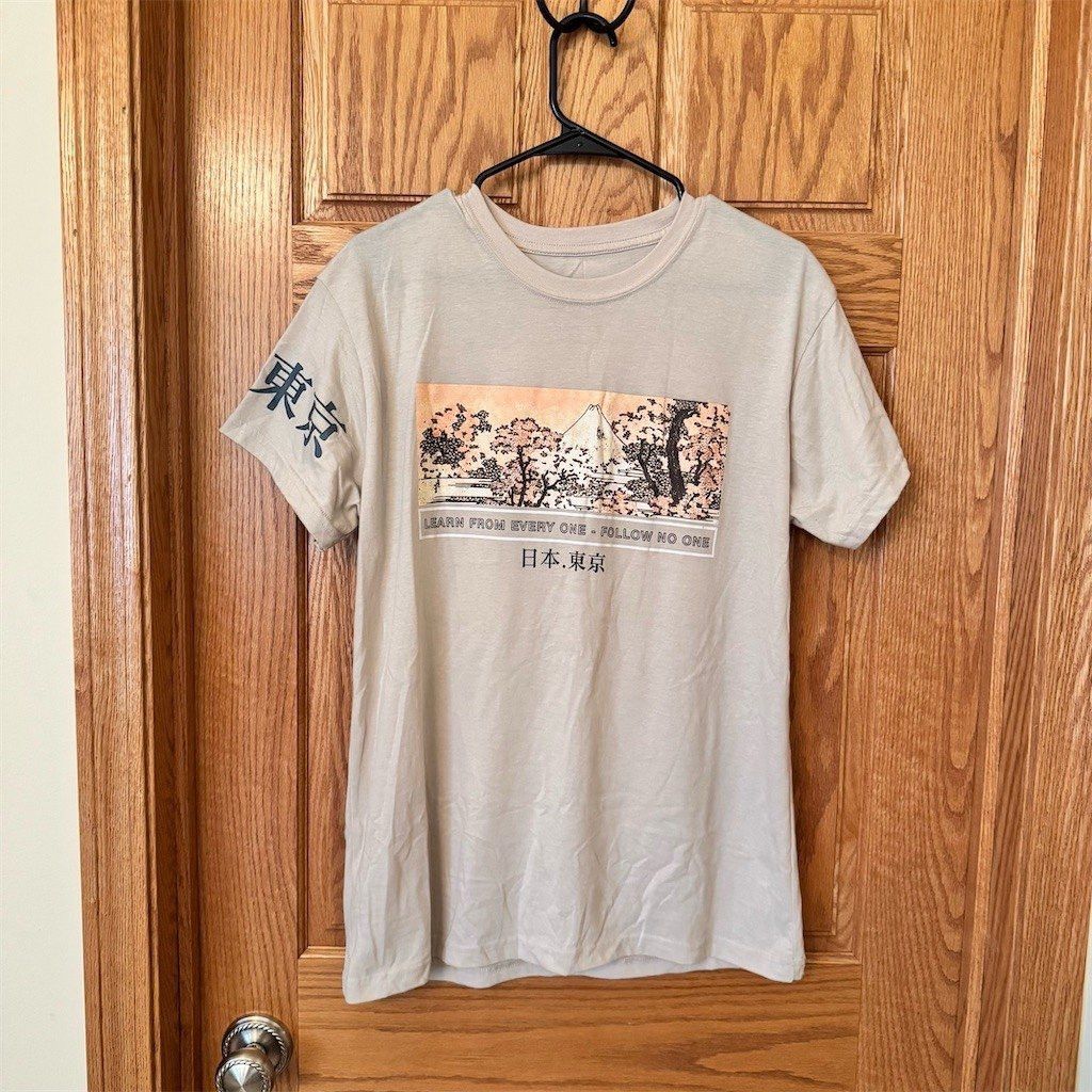 Other Weekend Warrior T-Shirt Men's M Beige Tokyo Japan Mt Fuji C Size US M / EU 48-50 / 2 - 1 Thumbnail