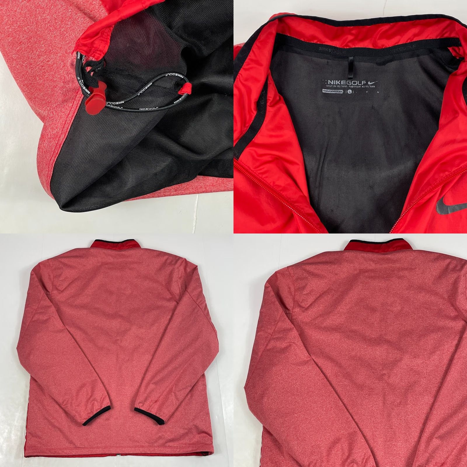 Nike Nike Jacket Mens Large Red Golf Full Zip Ultralight Lined Golfing Mock Size US L / EU 52-54 / 3 - 8 Thumbnail