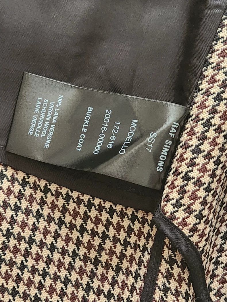 Raf Simons Raf simons 17ss checkered wool coat Size US S / EU 44-46 / 1 - 4 Thumbnail