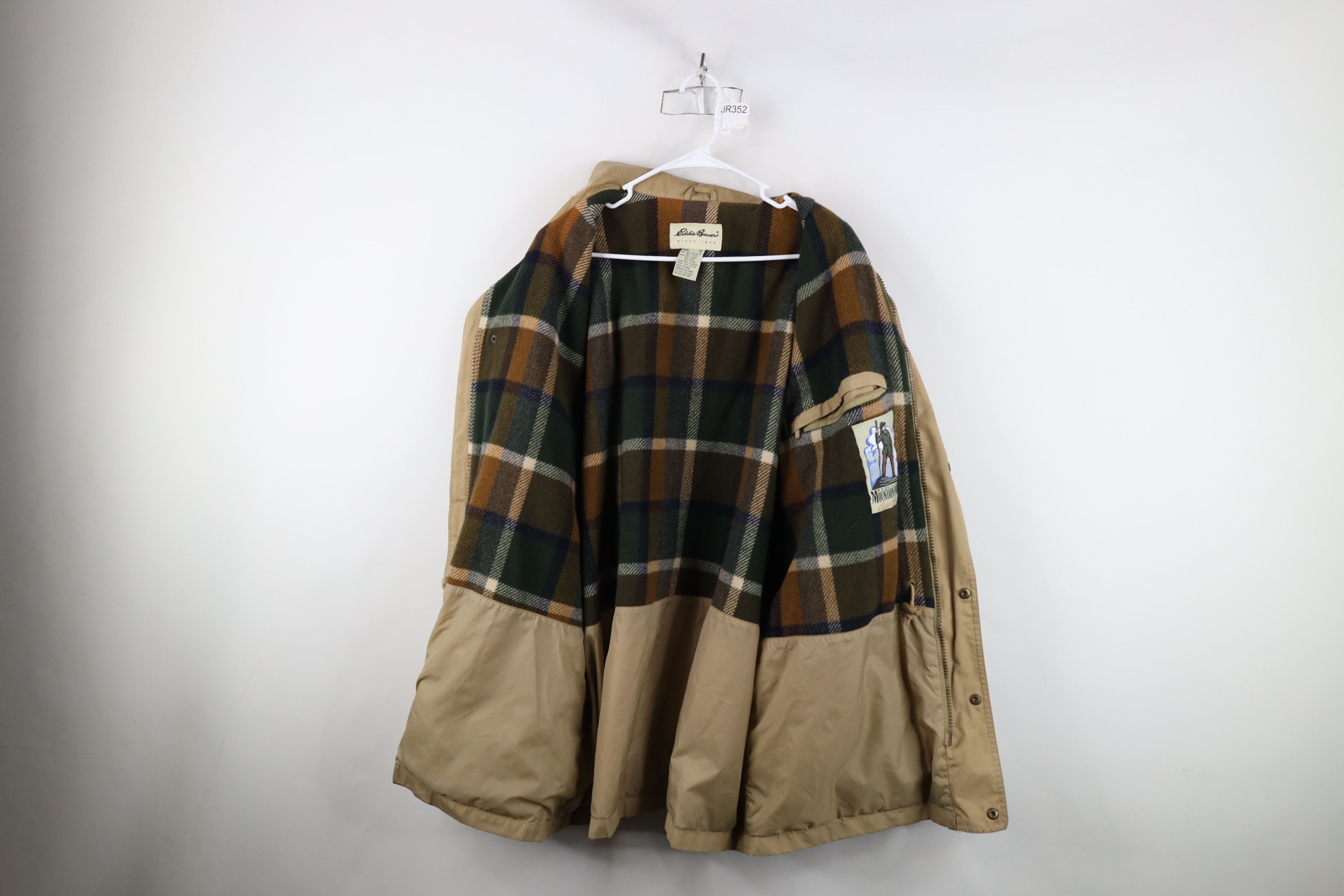 Eddie Bauer × Vintage Vintage 90s Eddie Bauer Wool Lined Mountain Parka Jacket Size US XL / EU 56 / 4 - 11 Thumbnail