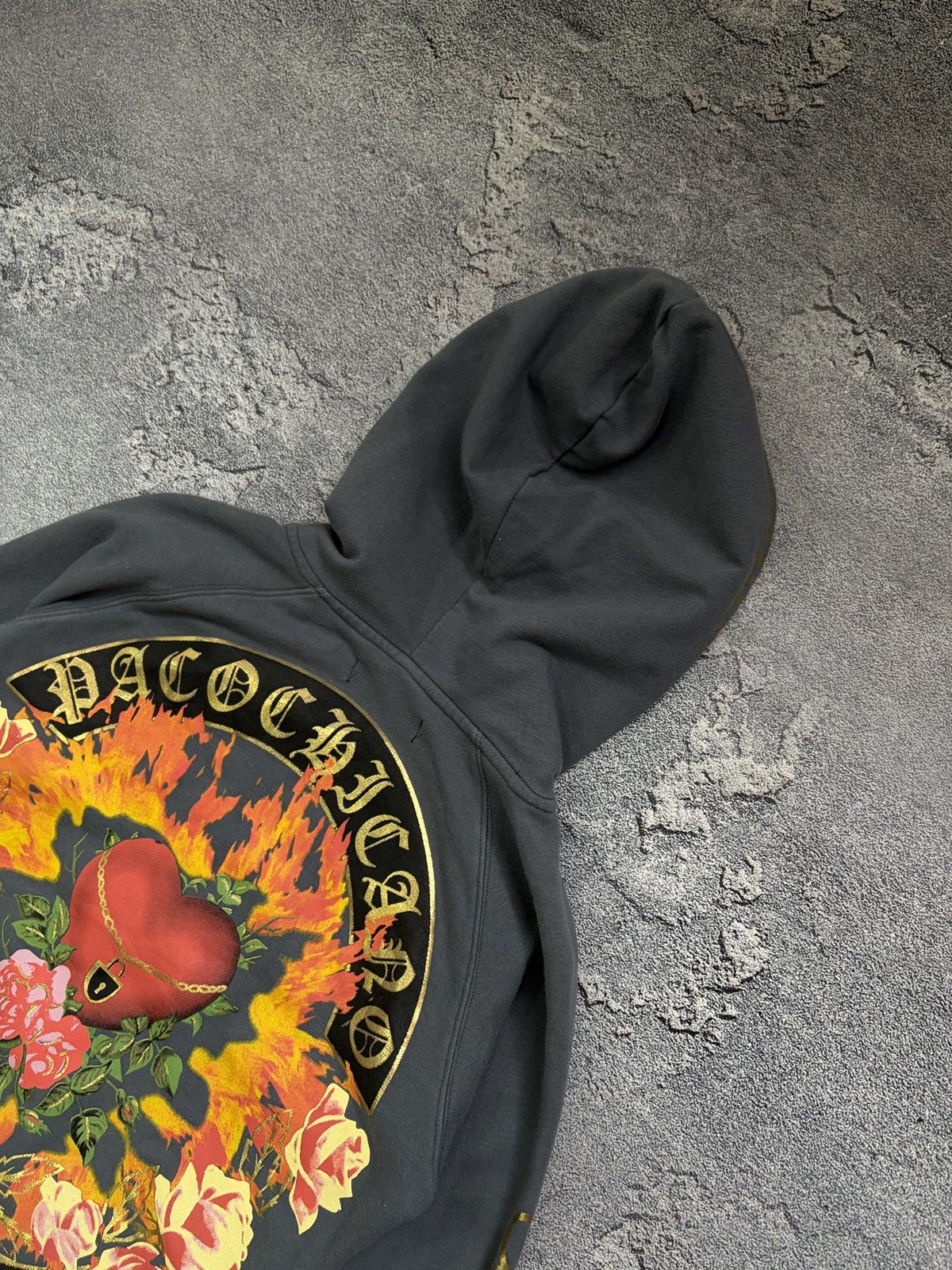 Christian Audigier Paco Chicano Christian Audigier Amor Heart Gold Foil S Y2K Size S / US 4 / IT 40 - 14 Thumbnail