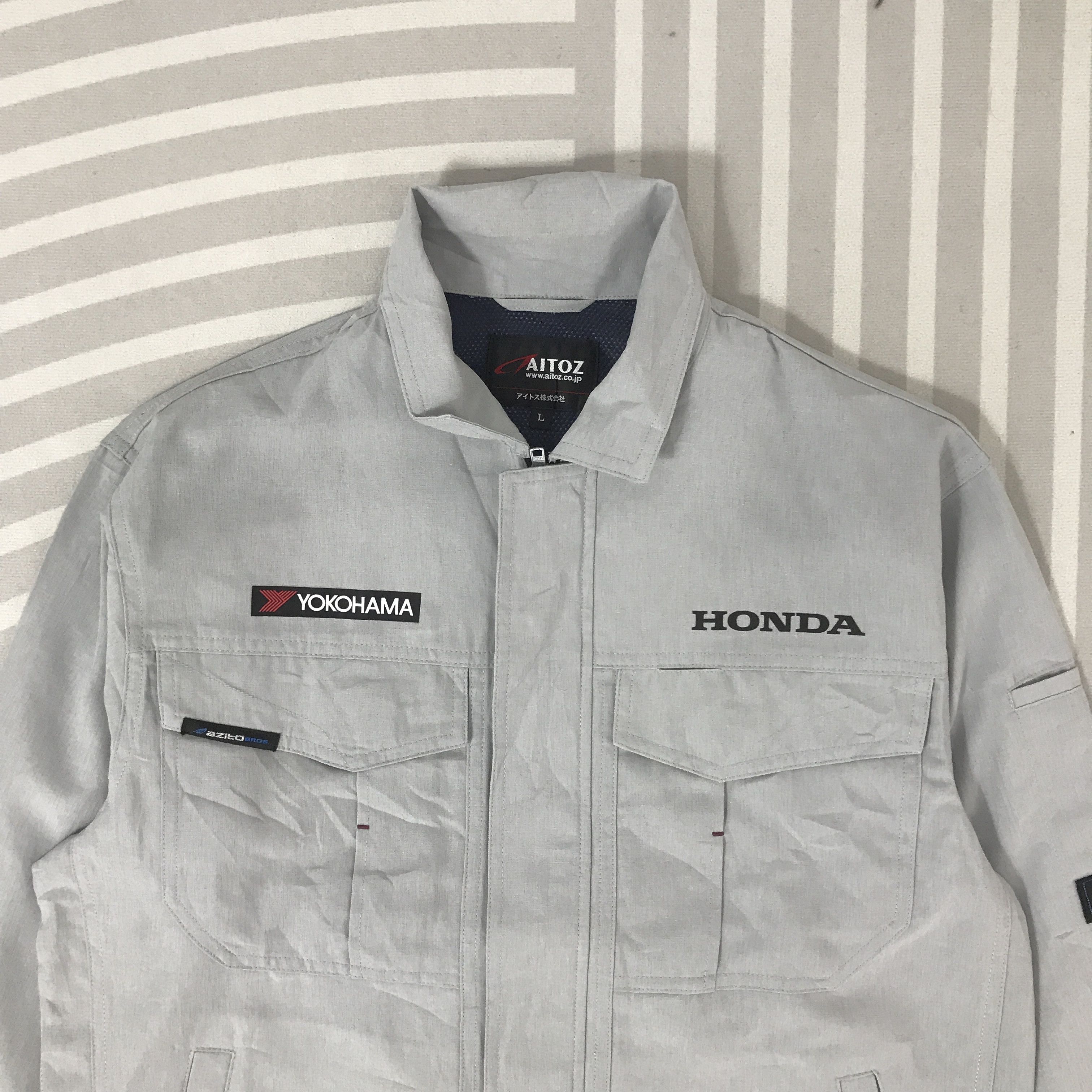 Honda Vtg Honda x Tokohama Racing motorsport custom japan Jacket Size US L / EU 52-54 / 3 - 5 Thumbnail