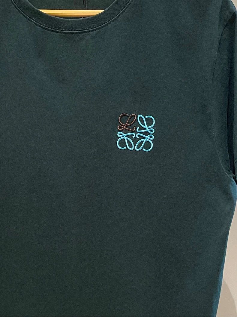 Loewe LOEWE Green and grey limited edition embroidered logo shor Size M / US 6-8 / IT 42-44 - 3 Thumbnail