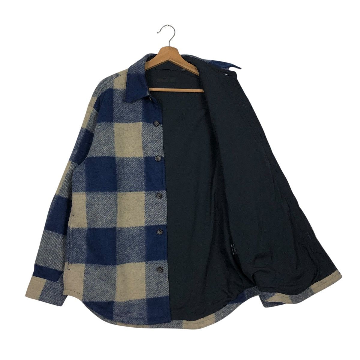 Japanese Brand 🔥VINTAGE WOOL CHORE JACKET UNIQLO TARTAN DEISGN ISSEY MIYAKE Size US L / EU 52-54 / 3 - 13 Thumbnail