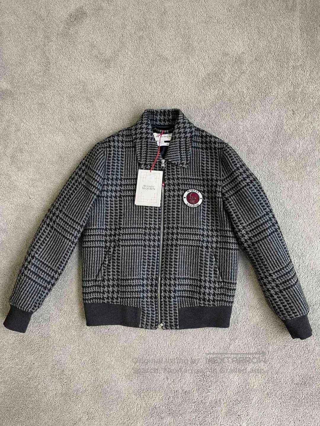 Alexander McQueen wool blend checkered jacket. Size US M / EU 48-50 / 2 - 5 Thumbnail