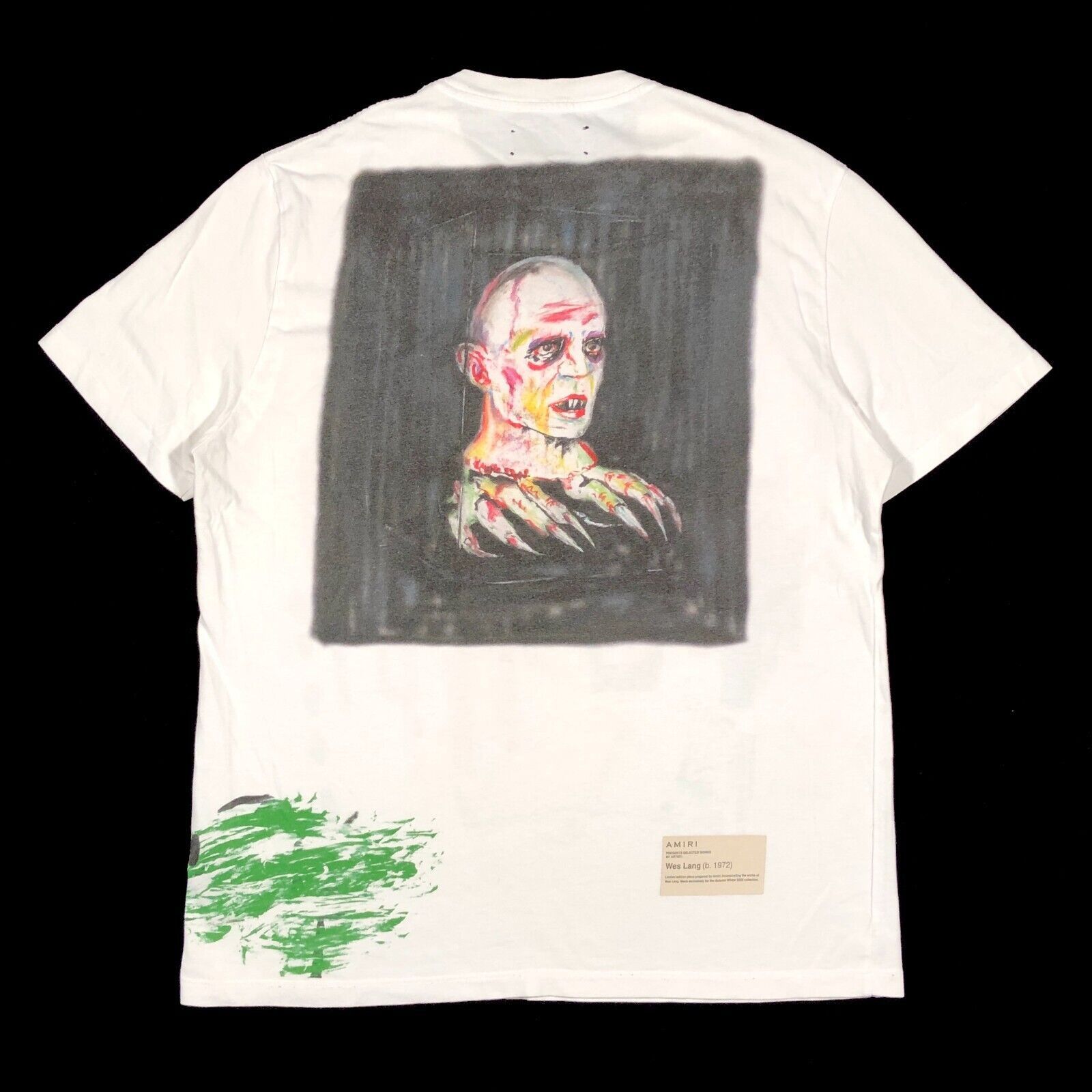 Amiri × Wes Lang AW22 AMIRI Wes Lang Blood 38' Tee T Shirt white Size Medium Size US M / EU 48-50 / 2 - 7 Thumbnail