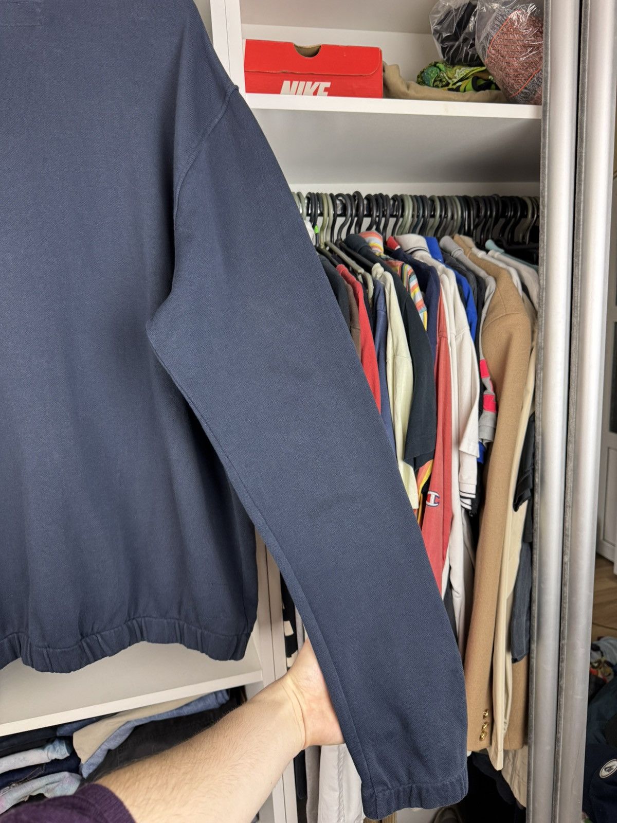 Universal Works Universal Works Navy K Track Top Zip Jacket Sweater Mens Size US XL / EU 56 / 4 - 22 Thumbnail