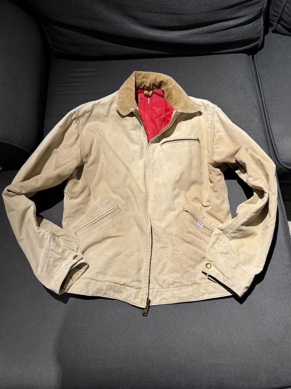 Carhartt Made in USA 6QLJ Detroit Jacket Size US XL / EU 56 / 4 - 1 Thumbnail