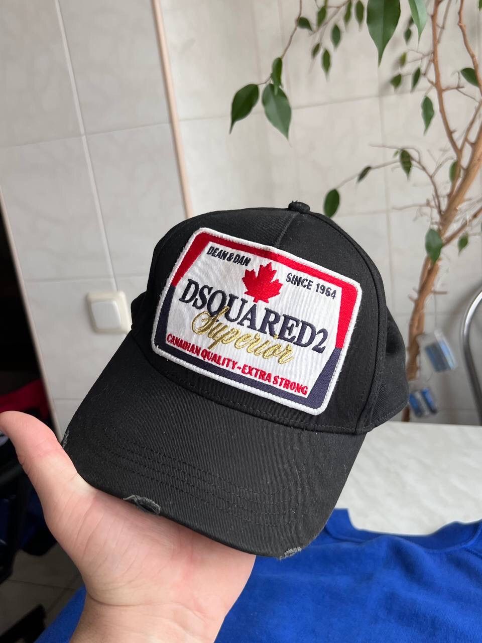 Dsquared2 Vintage Dsquared2 family business hat cap black patch 2000s Size ONE SIZE - 9 Thumbnail