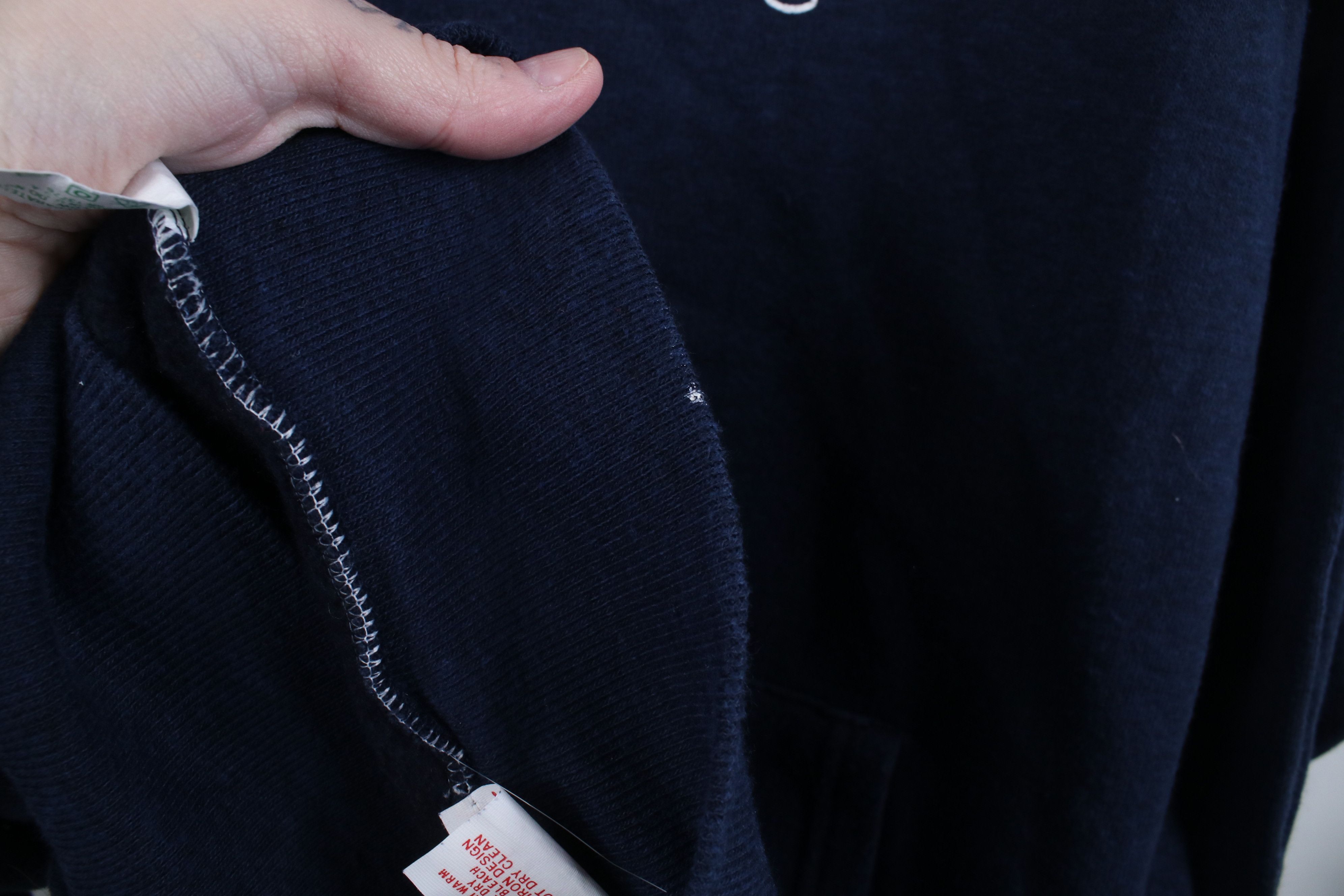 Vintage Vintage 70s Athlete of the Spirit Hoodie Sweatshirt Blue USA Size US XL / EU 56 / 4 - 9 Thumbnail