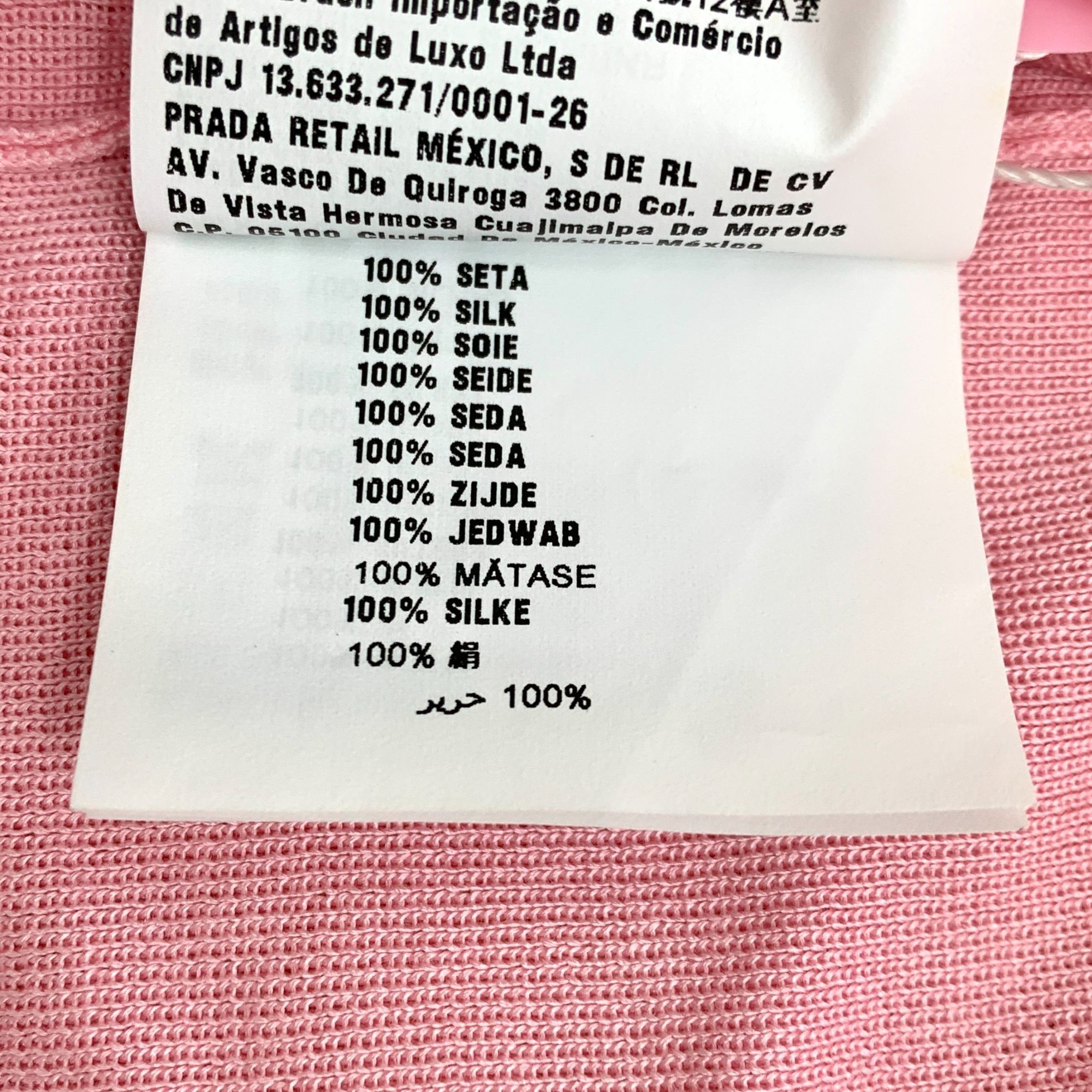 Prada Prada Pink Silk Bow Detail Mock Neck Short Sleeve Top Sz 40 Size M / US 6-8 / IT 42-44 - 3 Thumbnail