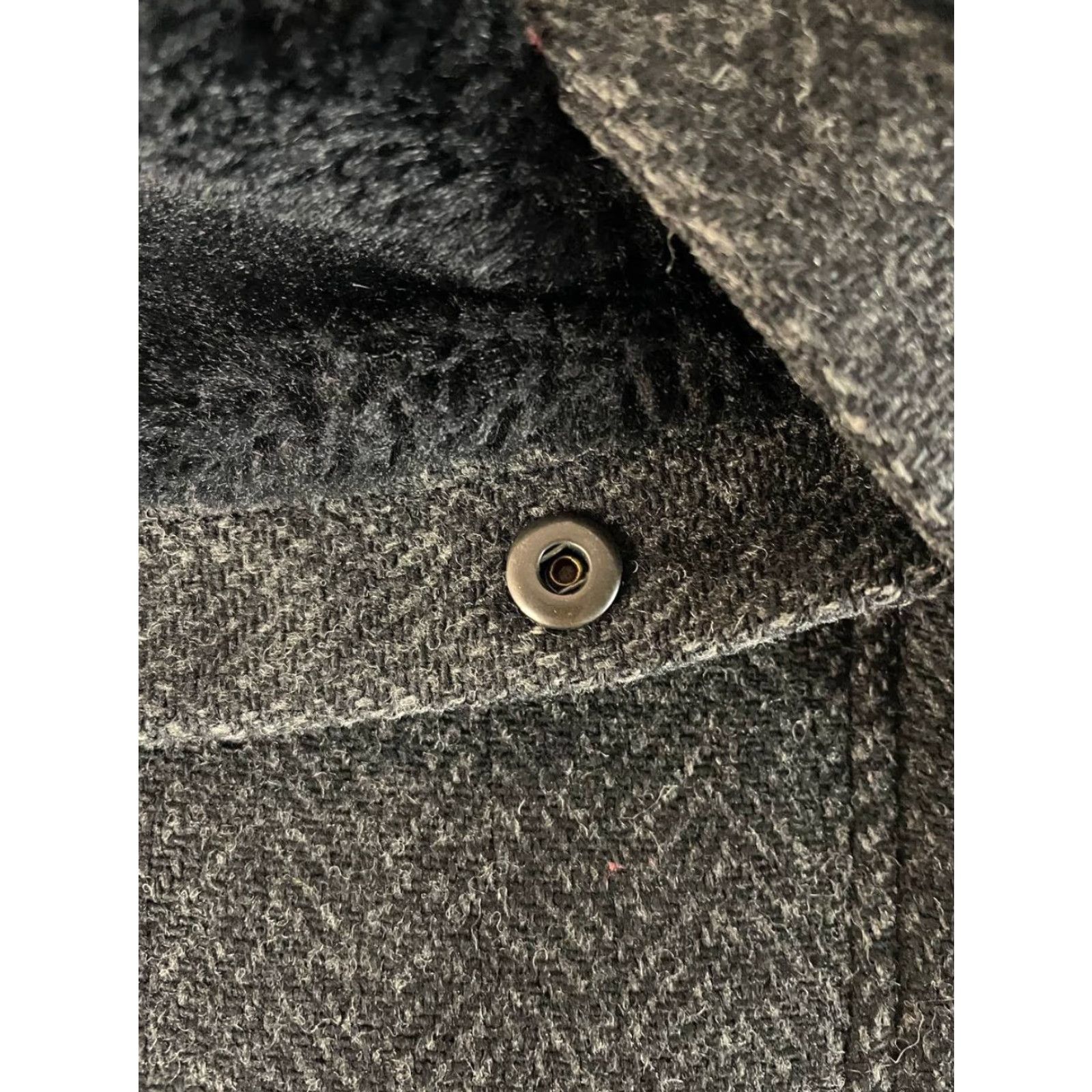 Armani Exchange Armani Exchage Womens Jacket Wool Zip Faux Fur Collar Black Size M Coat Mid-Length White? Size M / US 6-8 / IT 42-44 - 4 Thumbnail