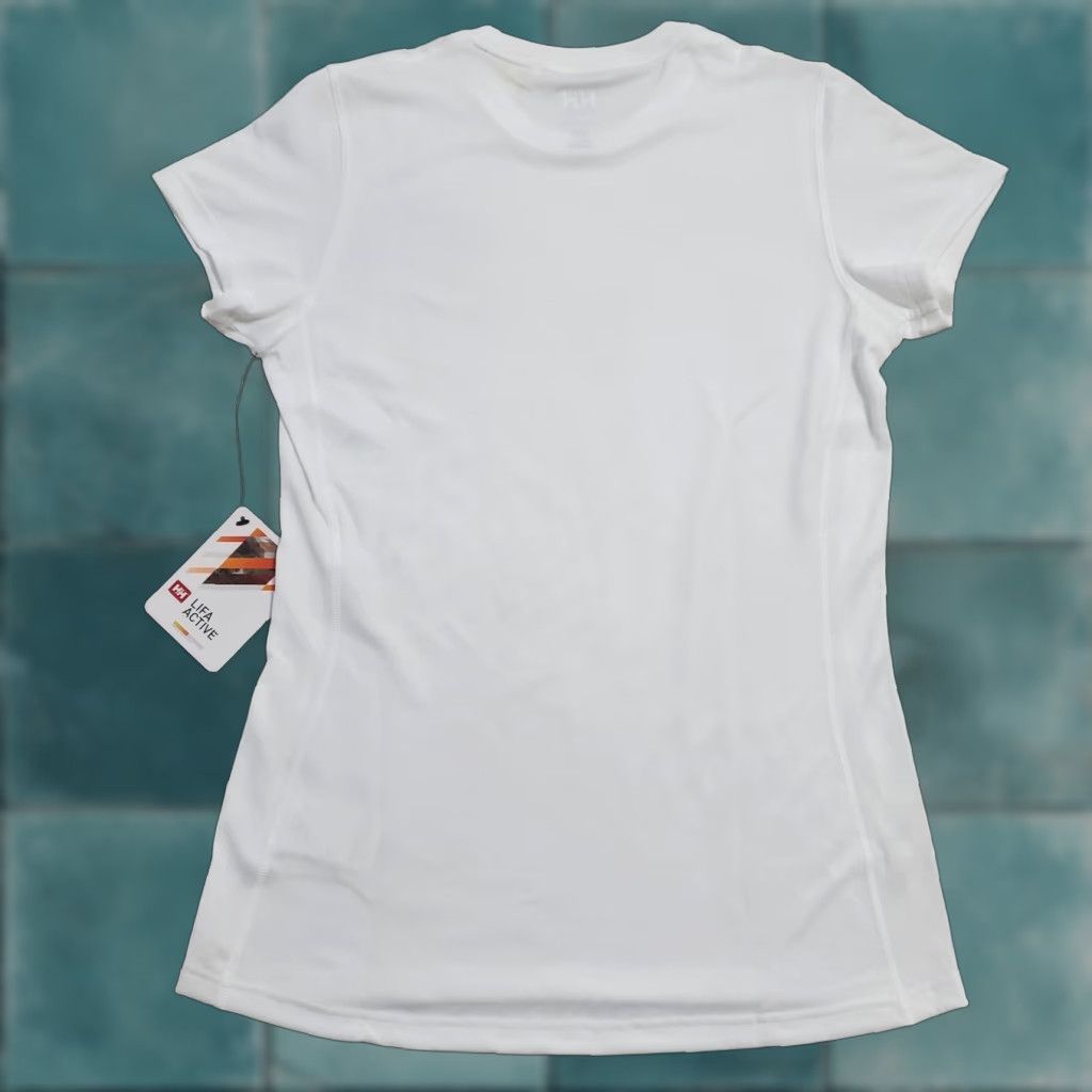 Helly Hansen Helly Hansen T Shirt Women M White Lifa Solen UPF 50 Outdoors Size M / US 6-8 / IT 42-44 - 1 Thumbnail
