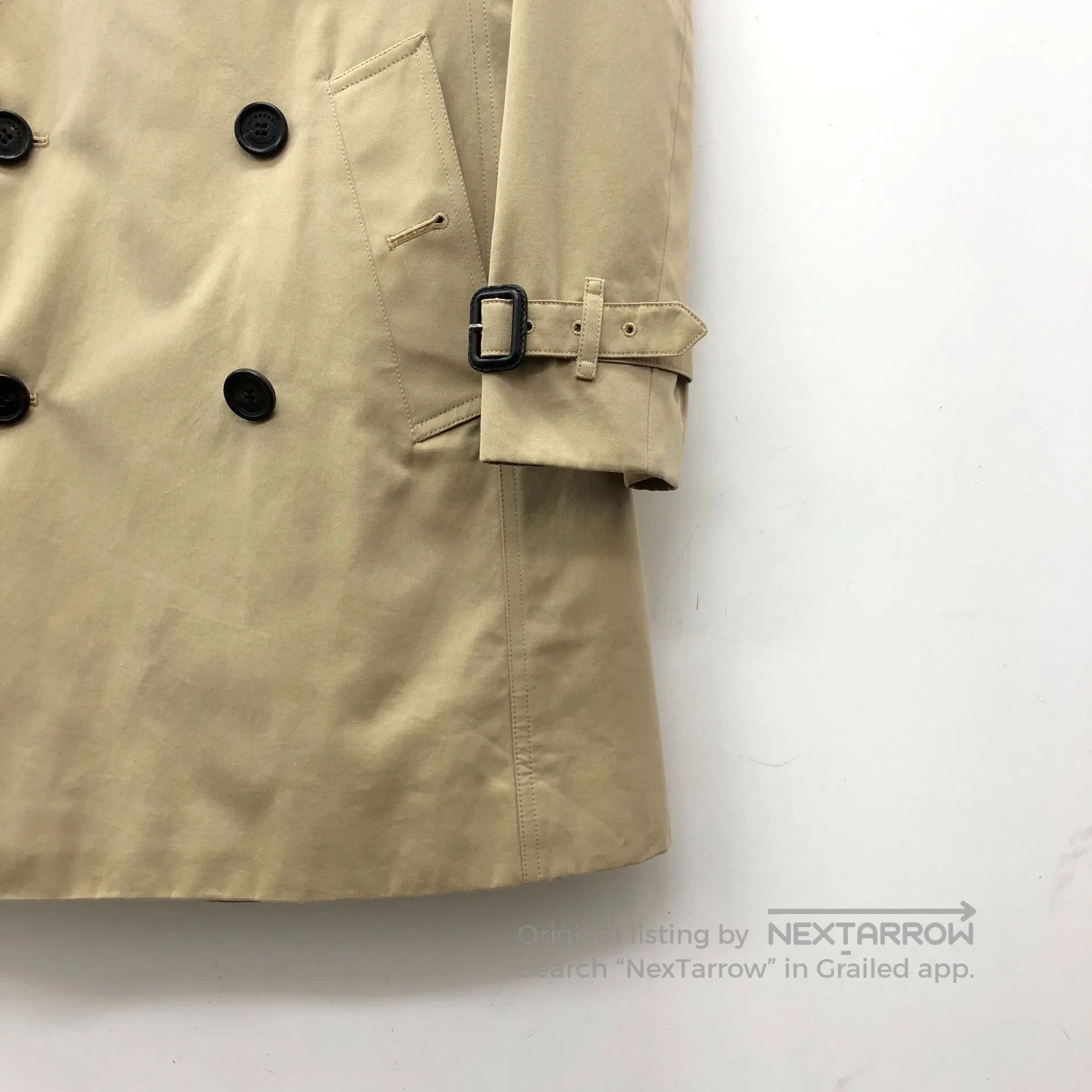 Burberry Burberry Brown Lapel Double-breasted Long-sleeve Belted Tr Size XS / US 0-2 / IT 36-38 - 4 Thumbnail