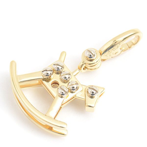 Cartier Cartier Cartier 750YG×WG Gold Rocking Horse Pendant Metal Pendant 72598 in Great Condition Size ONE SIZE - 1 Thumbnail