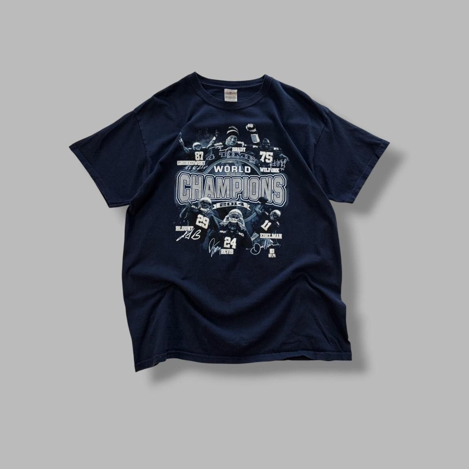 NFL 2014 New England Patriots Tom Brady Super Bowl Tee Size US L / EU 52-54 / 3 - 1 Thumbnail