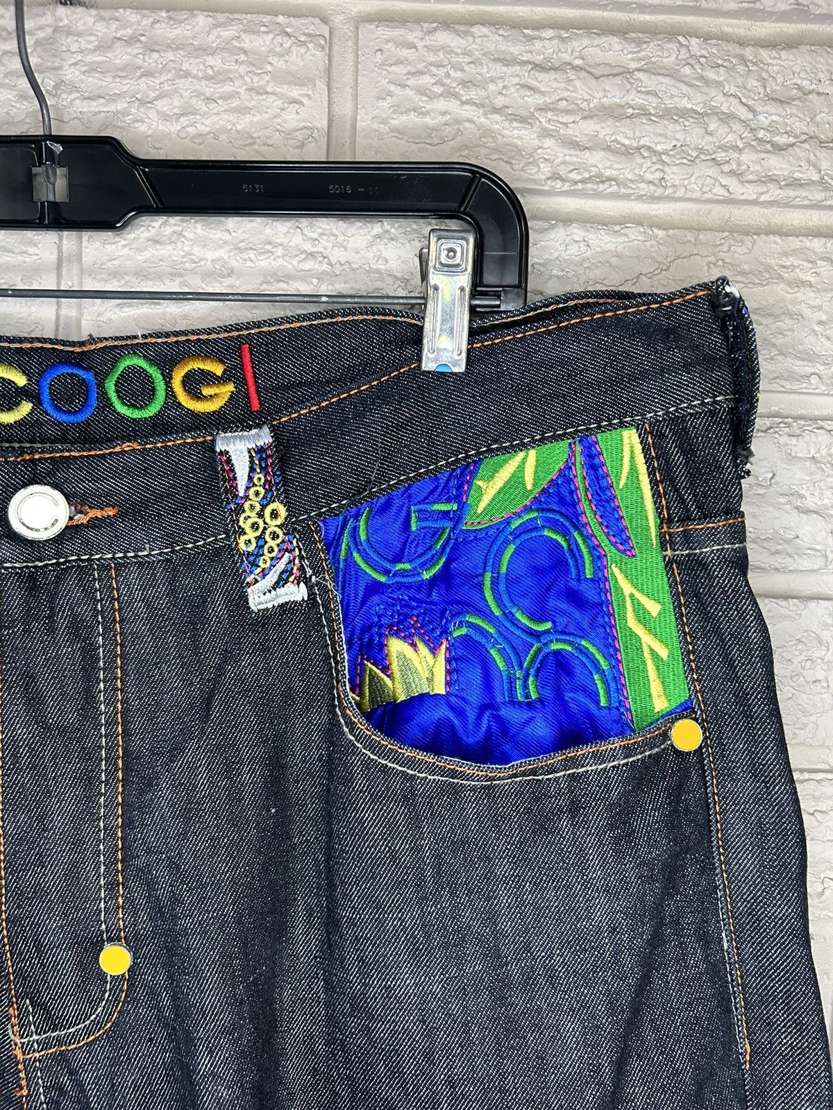 Coogi Vintage Coogi Embroidered Baggy Denim Shorts Rare Size US 38 / EU 54 - 7 Thumbnail