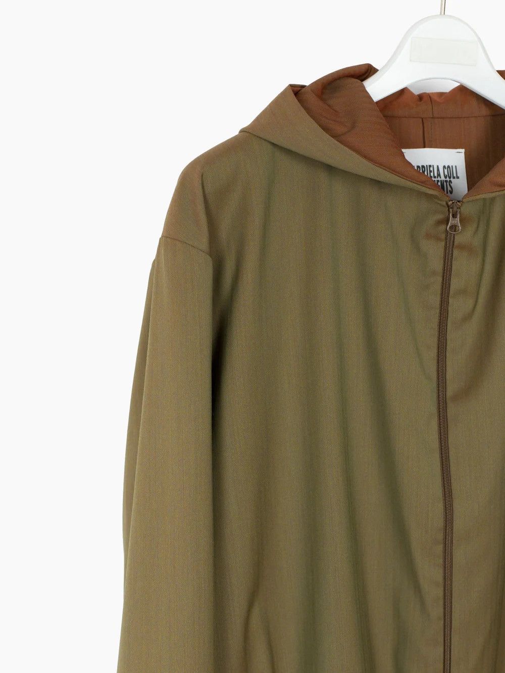 Gabriella Coll Garments AW24 Zip Hoodie Iridescent Loro Piana HBT Size US M / EU 48-50 / 2 - 3 Thumbnail