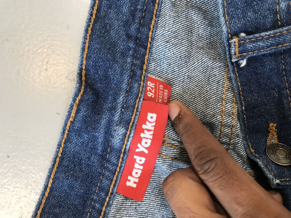 Vintage Y2K vintage hard yaaka knee strip denim Size US 36 / EU 52 - 5 Thumbnail