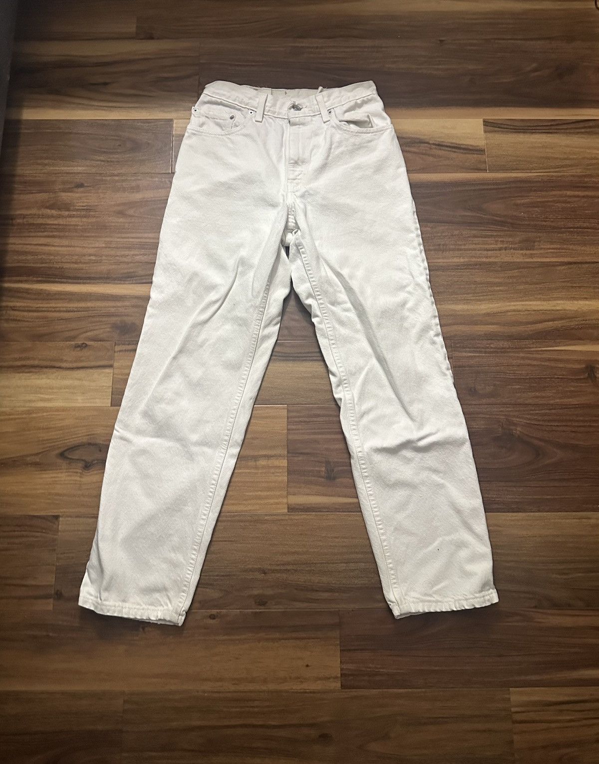 Levi's Vintage Clothing Vintage white relaxed 550 jeans Size US 30 / EU 46 - 1 Thumbnail