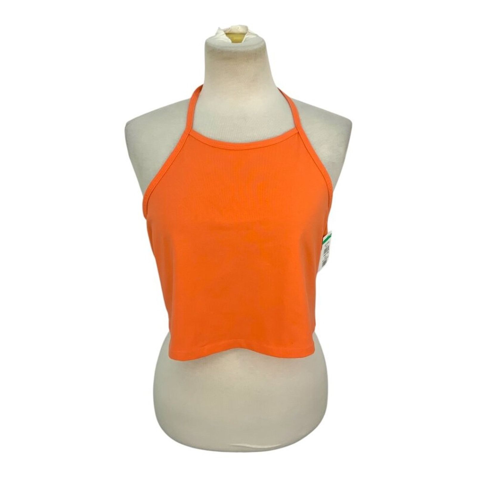 BP. BP Halter Crop Top Orange Size 1X NWOT Size XL / US 12-14 / IT 48-50 - 2 Thumbnail
