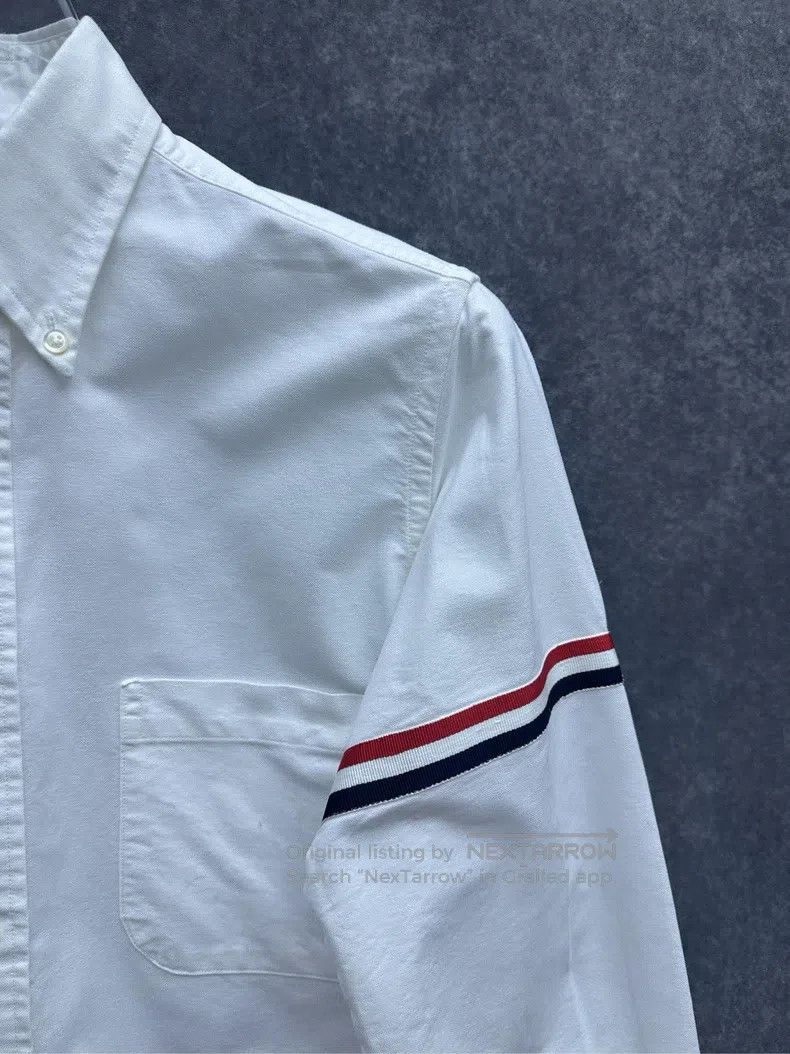 Thom Browne Thom Browne Striped short-sleeve T-shirt Size US XS / EU 42 / 0 - 7 Thumbnail