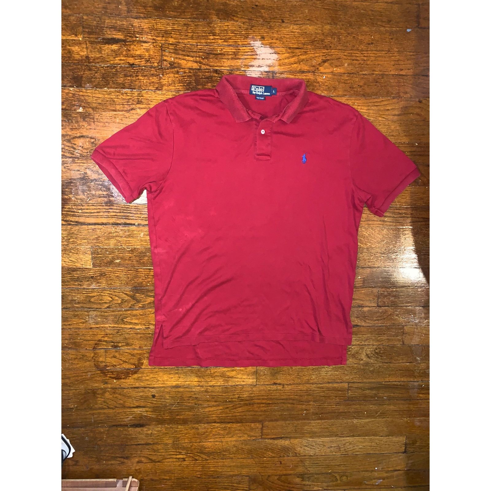 Polo Ralph Lauren Polo Ralph Lauren Polo Shirt Large Red Blue Pony Size US L / EU 52-54 / 3 - 1 Thumbnail