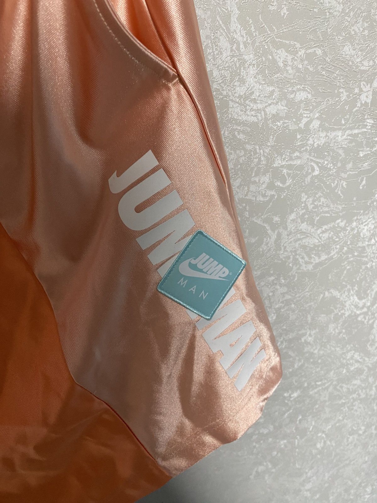 Jordan Brand Jordan Jumpman Satin Shorts Peach/Orange | Size XL | NWT Size US 32 / EU 48 - 4 Thumbnail
