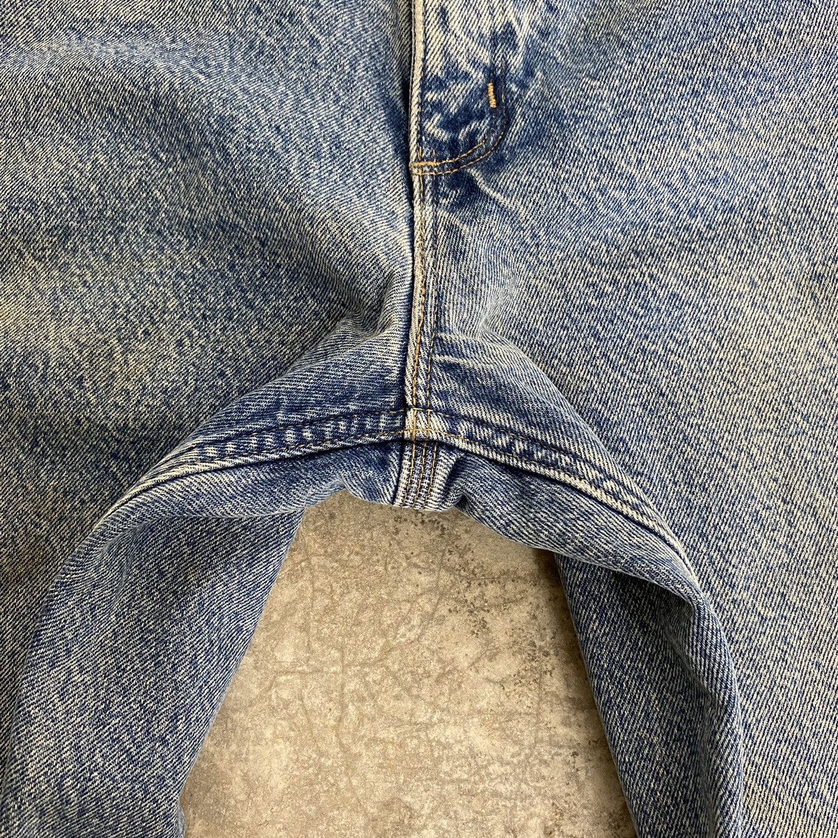 VTG Carhartt Blanket Lined Relaxed Fit Light Blue Jeans