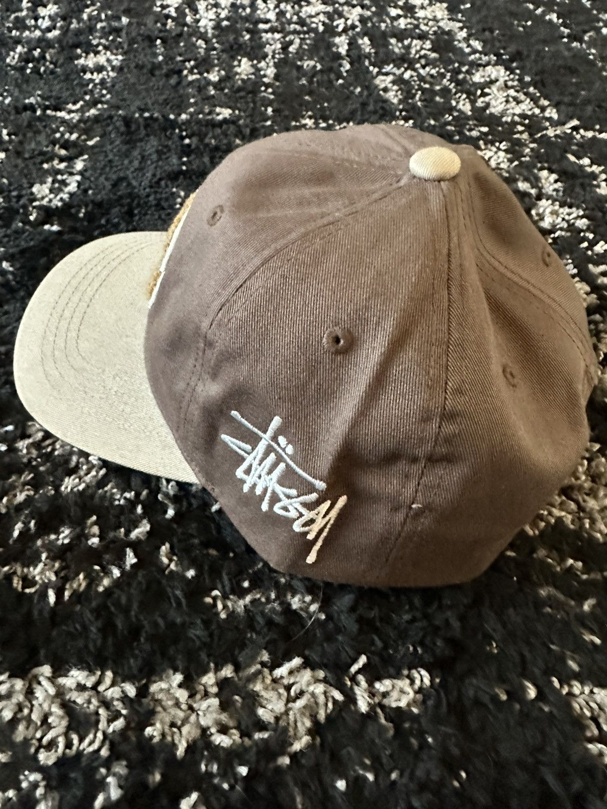 Stussy Stussy chenille patch hat Size ONE SIZE - 2 Thumbnail