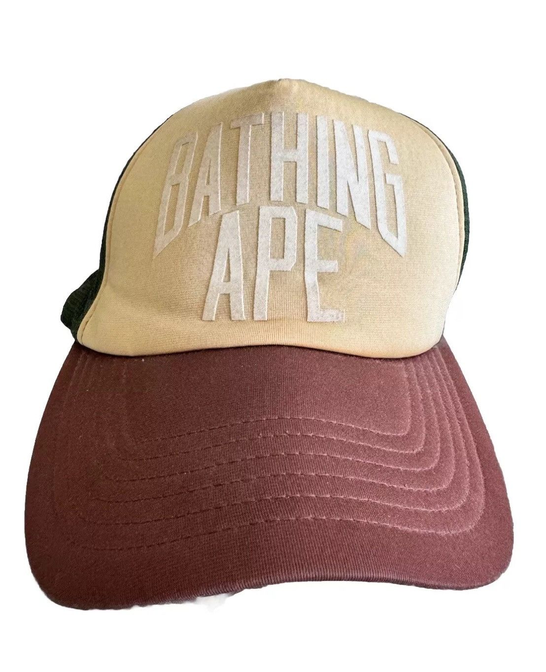Vintage 2006 Bape Trucker Mesh Cap Hat Nigo Original RARE