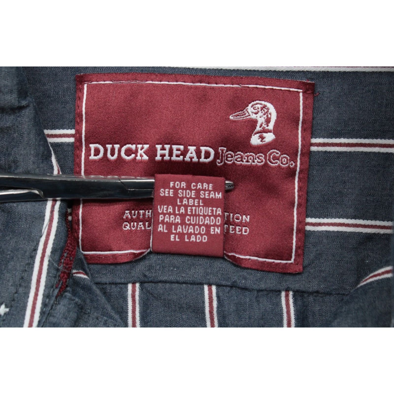 Vintage Duck Head Shirt Men’s XL Blue Striped Button-Up Long Sleeve Dress Casual Friday Size US XL / EU 56 / 4 - 6 Thumbnail